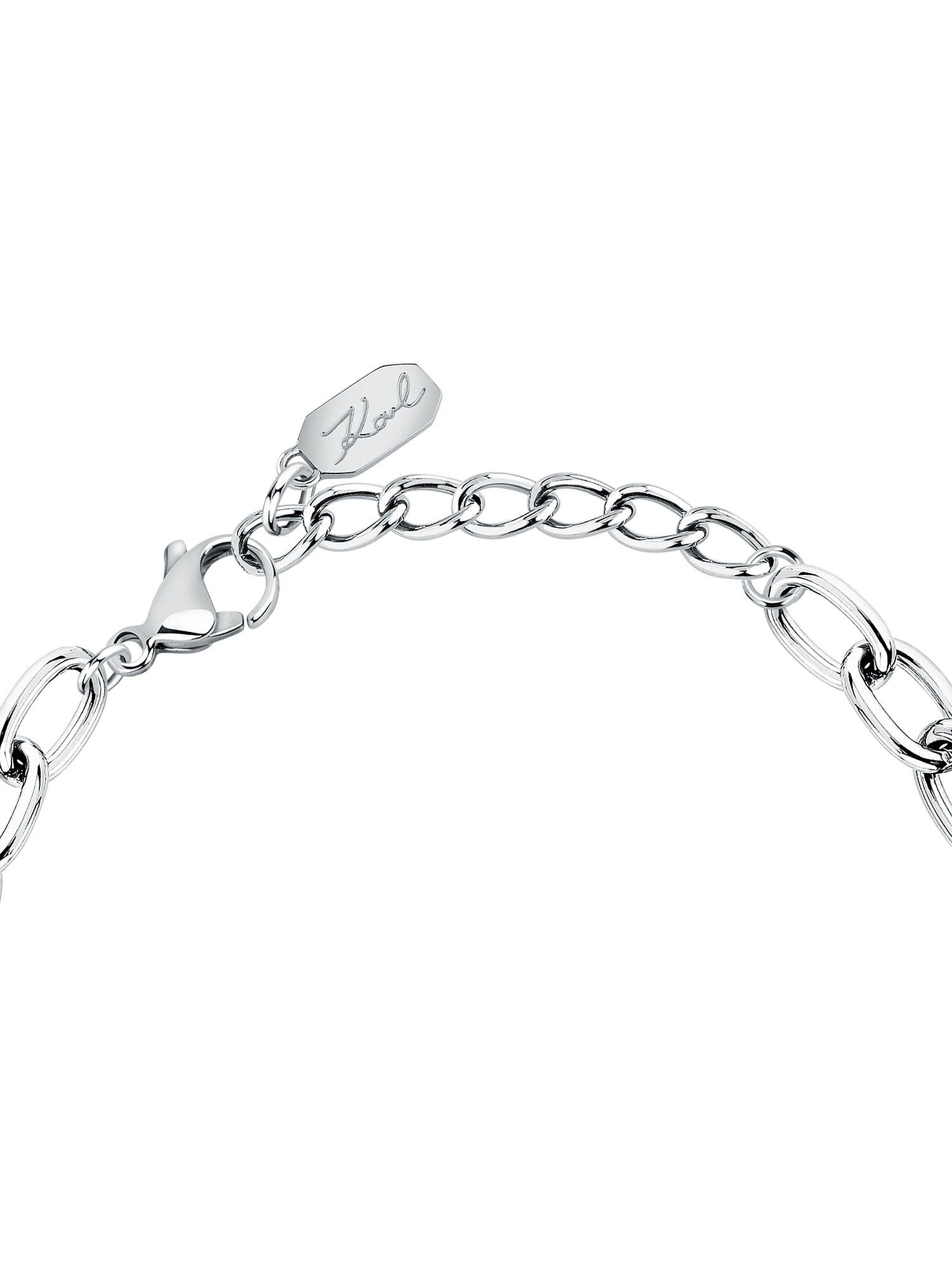 KARL LAGERFELD Armband Karl Lagerfeld Damen-Armband Edelstahl Kristall, Pave Amour