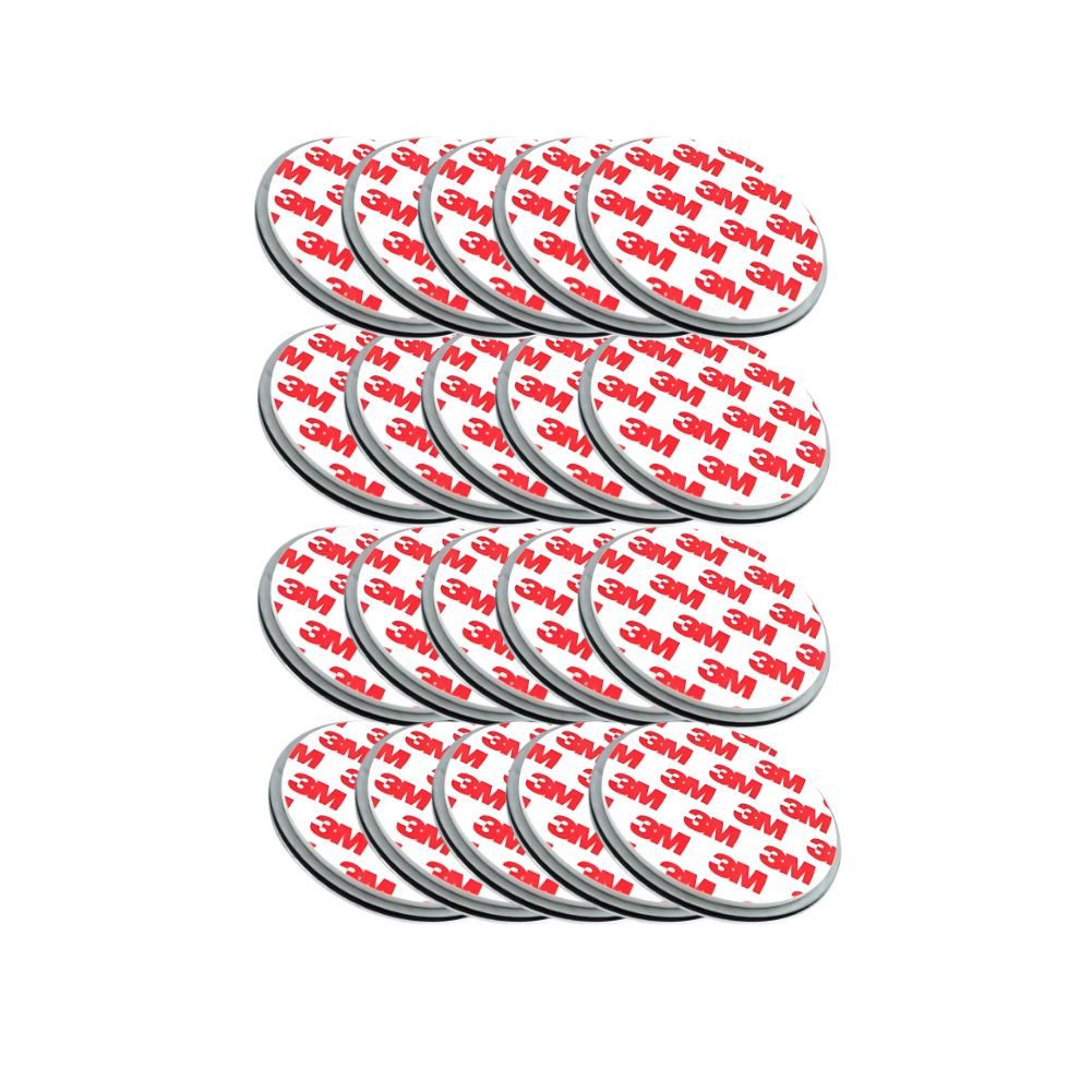 Defactoshop Magnethalter Magnetbefestigung Magnethalterung Magnetpad für Rauchmelder (10-St), Zur Befestigung Ihres Rauchmelders ohne Bohren oder Schrauben
