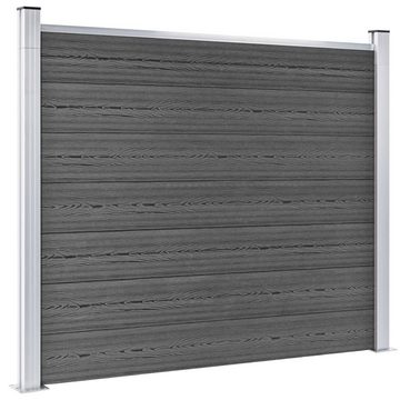 vidaXL Gartentor Zaunelement WPC 180x146 cm Schwarz