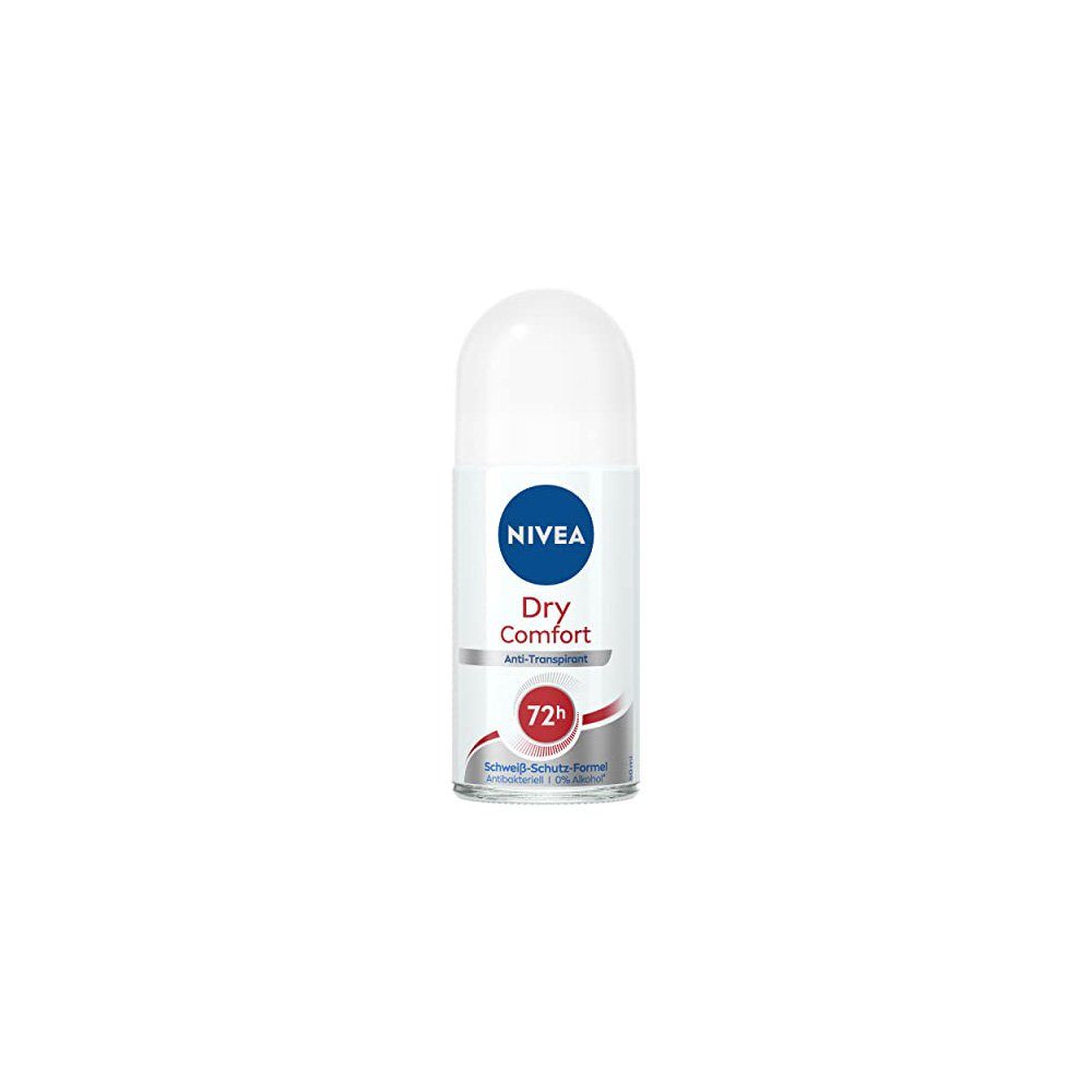 Nivea Deo-Spray Dry Comfort (50 Anti-Transpirant Roll-On zuverlässiges Deo ml)