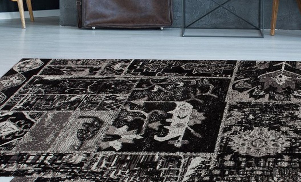 Kayoom Teppich River 150, rechteckig, Höhe: 10 mm, Jacquard, Retro- und Vintage-Design, Baumwollrücken