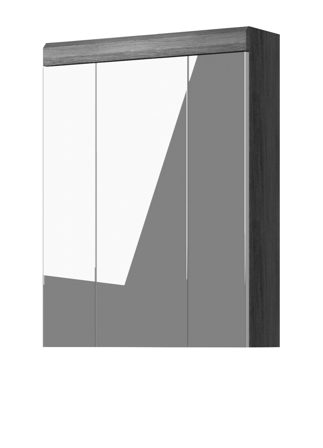 Inn.Furn Badezimmerspiegelschrank Shawn (Badschrank grau Rauchsilber, günstig online kaufen