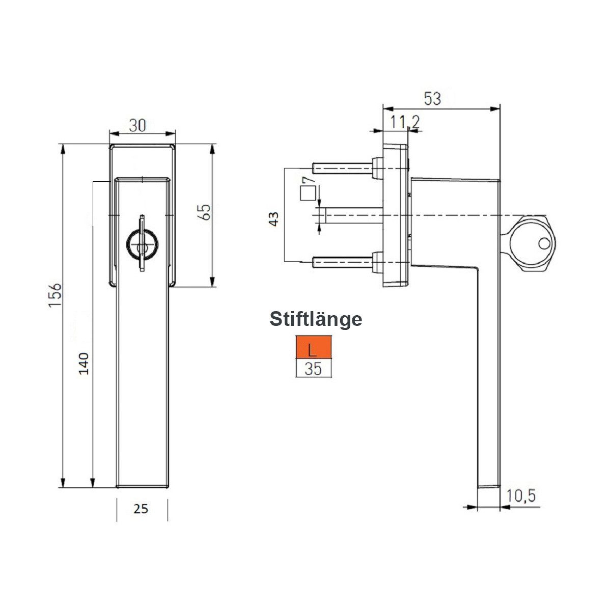 MS Beschläge Fenstergriff Aluminium Design Fensterolive günstig online kaufen