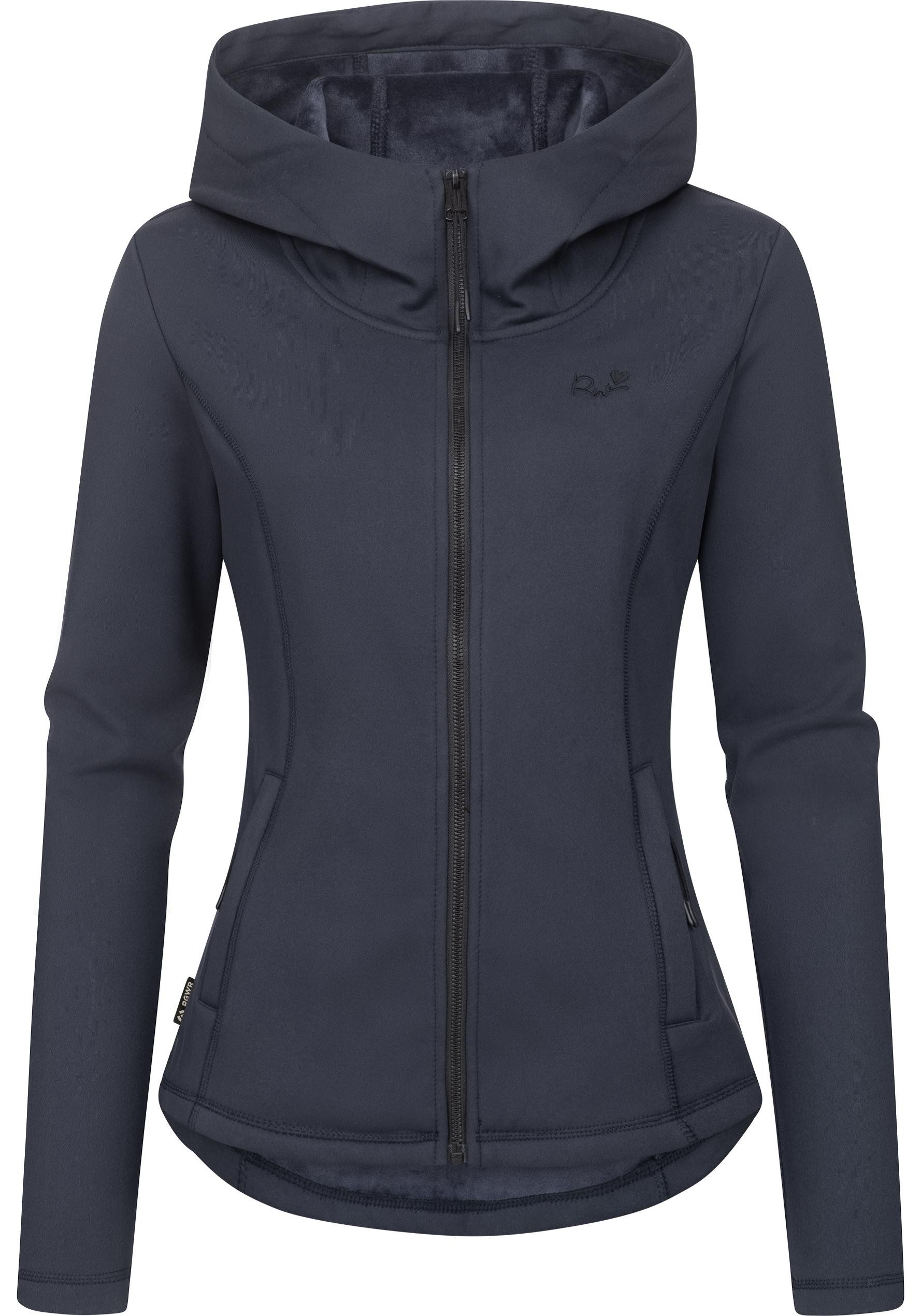 Ragwear Kapuzensweatjacke Lyshka Sportliche weiche und elastische Kapuzenjacke