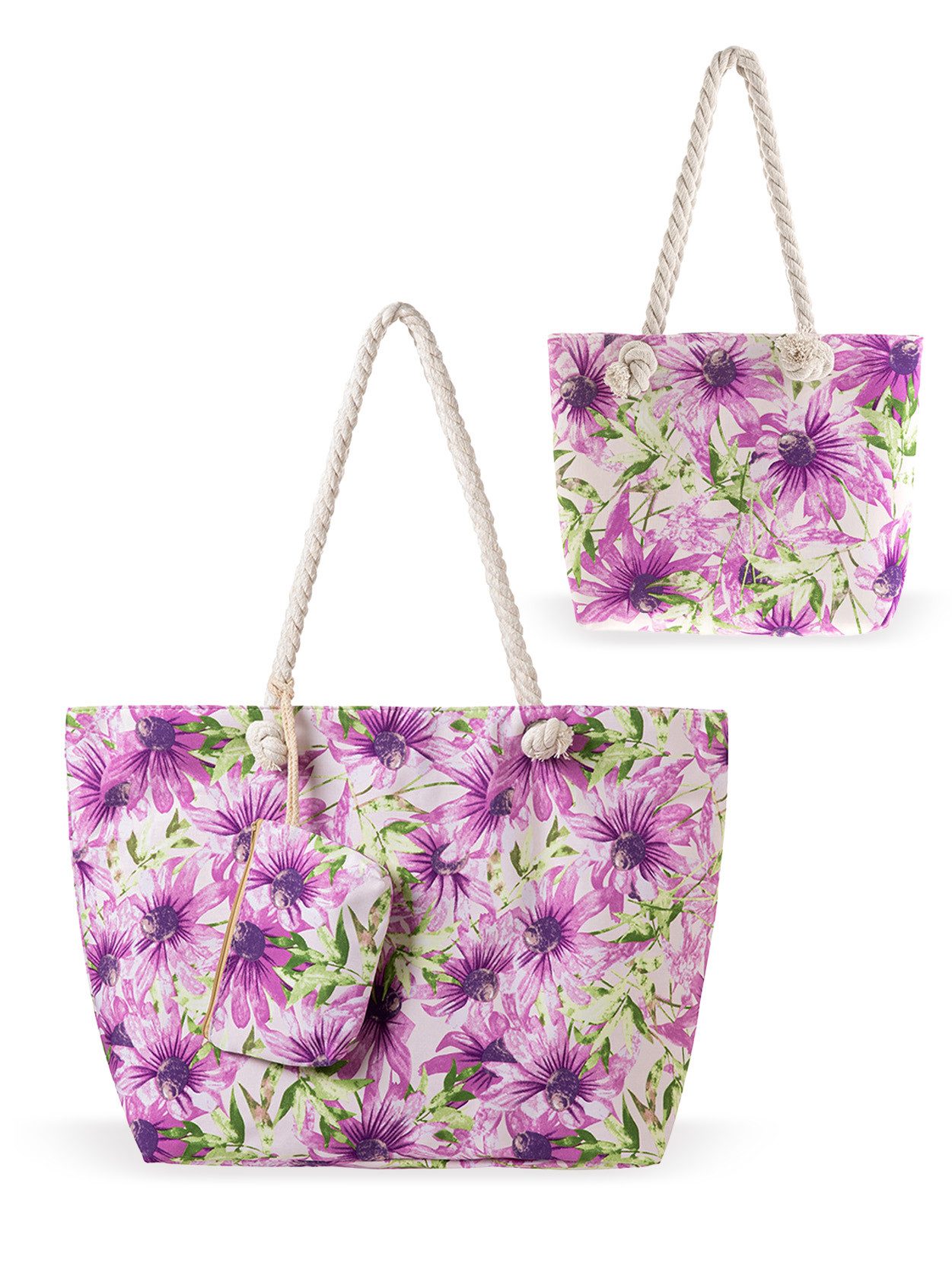 Strandtasche Mutter-Tochter Strandtaschen Set Multifunktionale Familie Shopper