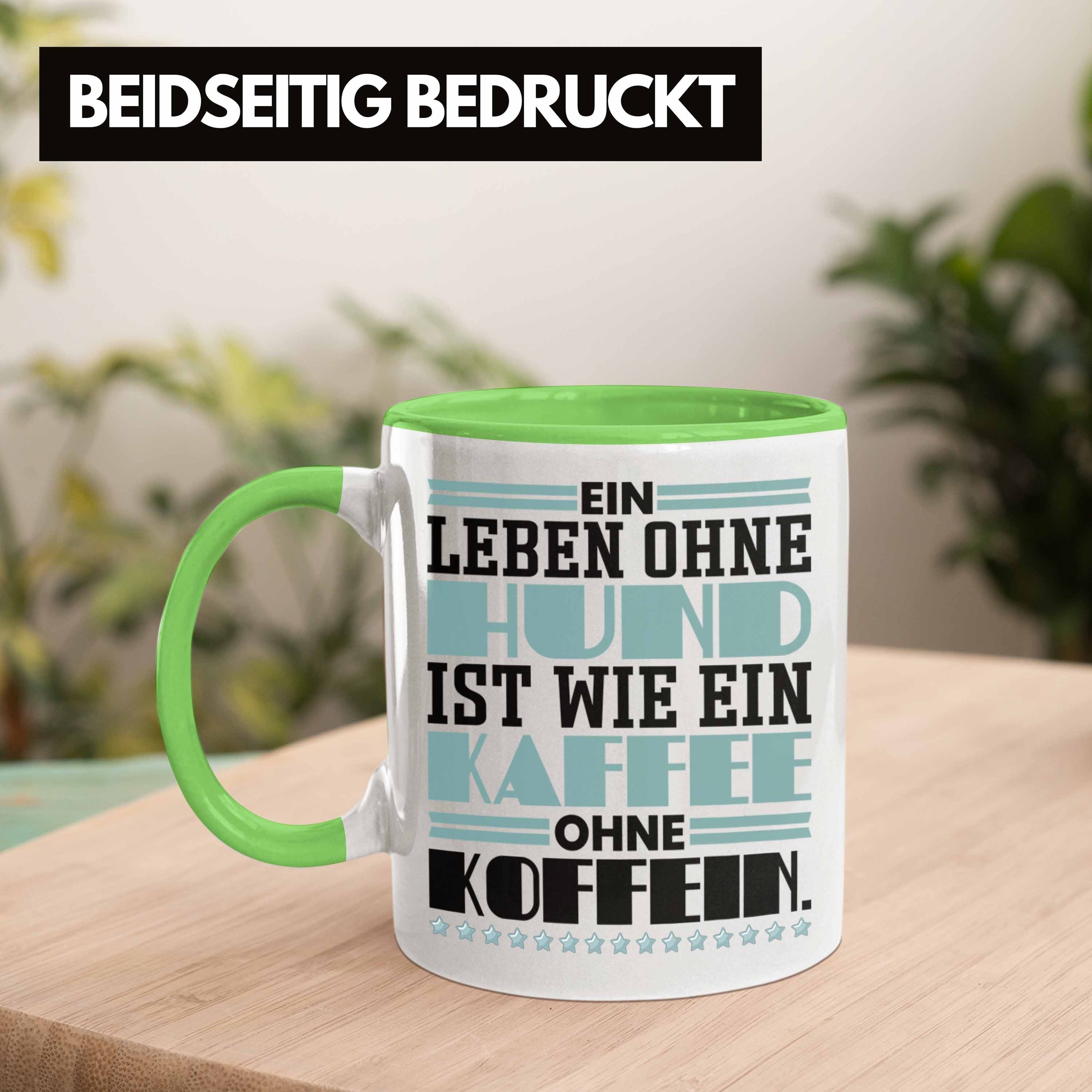 Kaffee Trendation Ohne Leben Wie Tasse Hundebesitzer Grün Hund Tasse Kaffee-Becher Geschenk