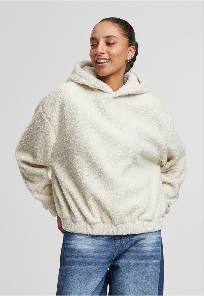 URBAN CLASSICS Hoodie Ladies Oversized Bonded Sherpa Hoody