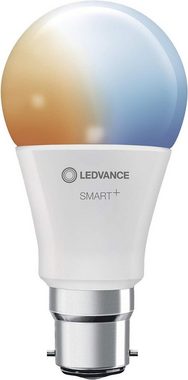 Ledvance LED-Leuchtmittel Smart+ B22d LED Lampe WiFi Dimmbar Glühlampe 9W [2er], B22d, 2 St., warmweiss-kaltweiss, Amazon Alexa, Google Assistant,IP20,60W