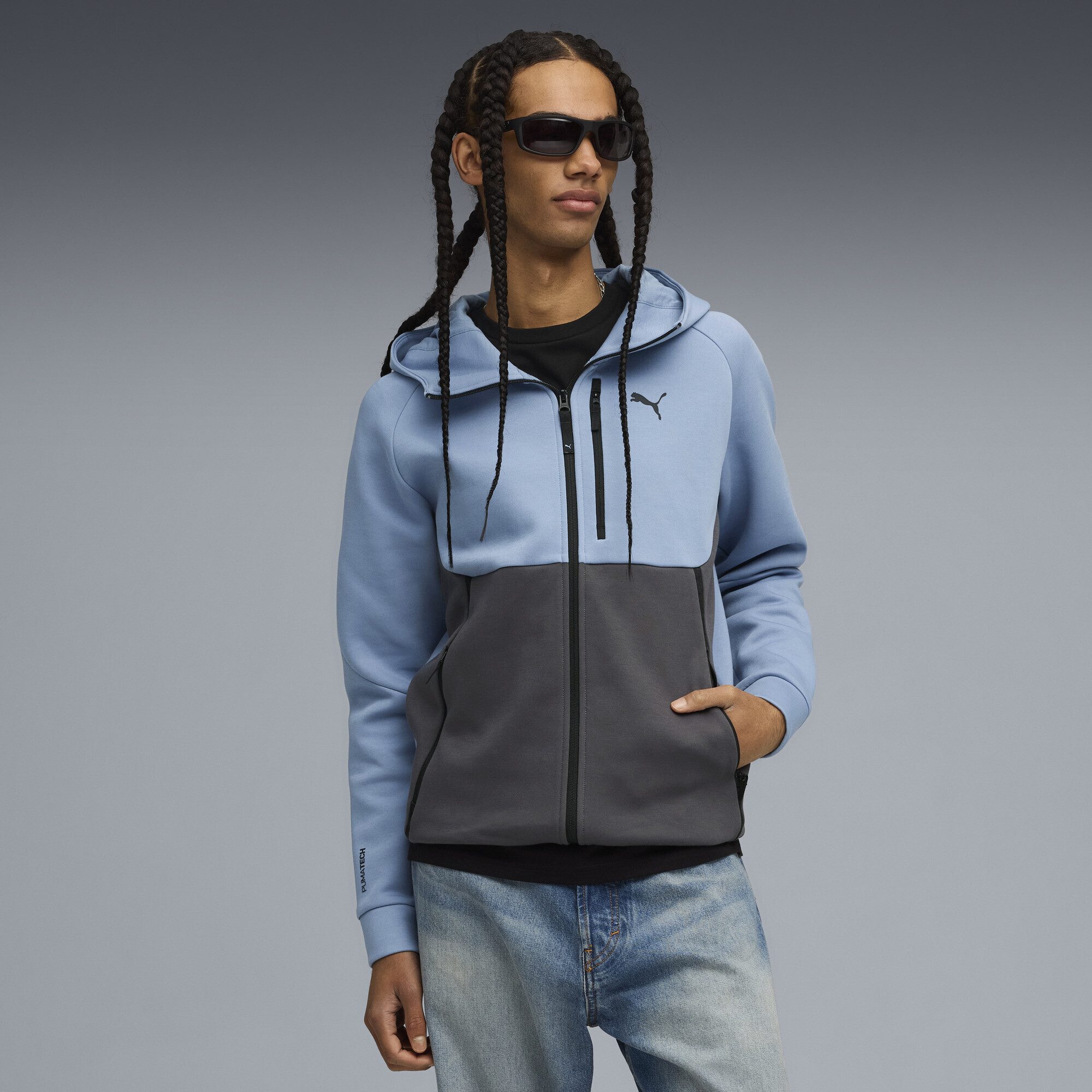 PUMA Sweatjacke PUMATECH Hoodie mit durchgehendem Reißverschluss Herren günstig online kaufen