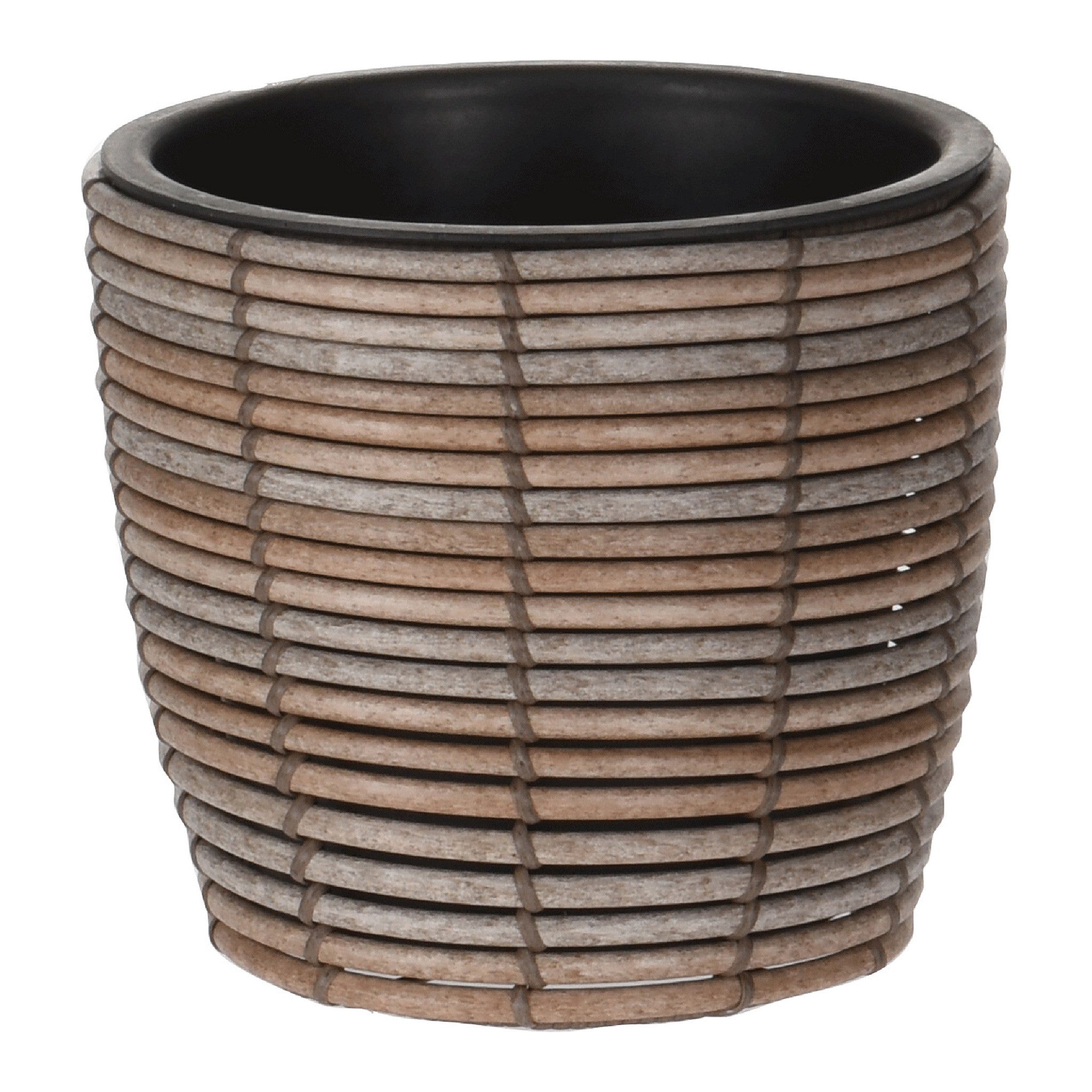 Blumentopf Stand, 40 Cm – Brauner Kunststofftopf, Schlagfest, Dekorativ