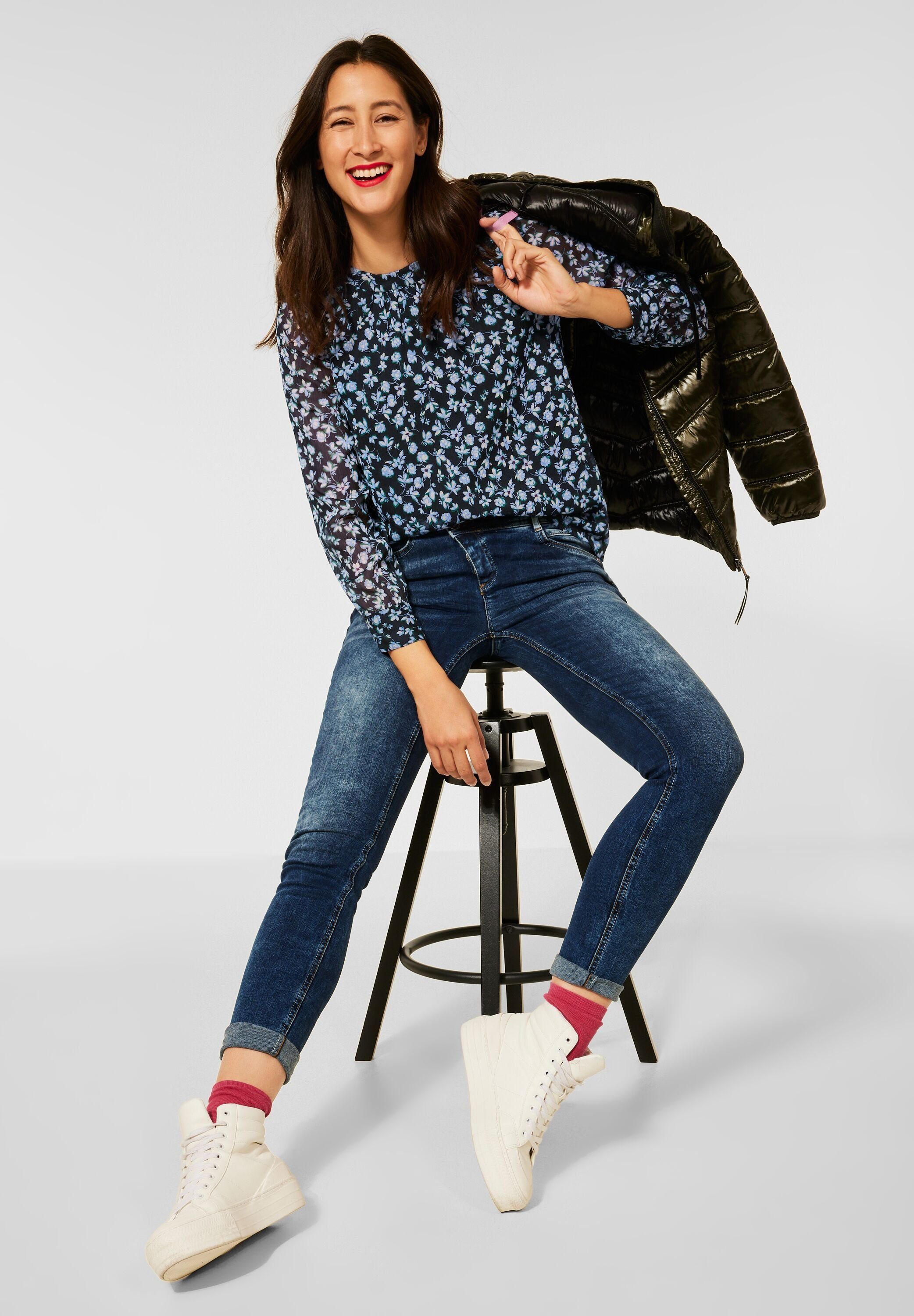 STREET ONE Langarmbluse