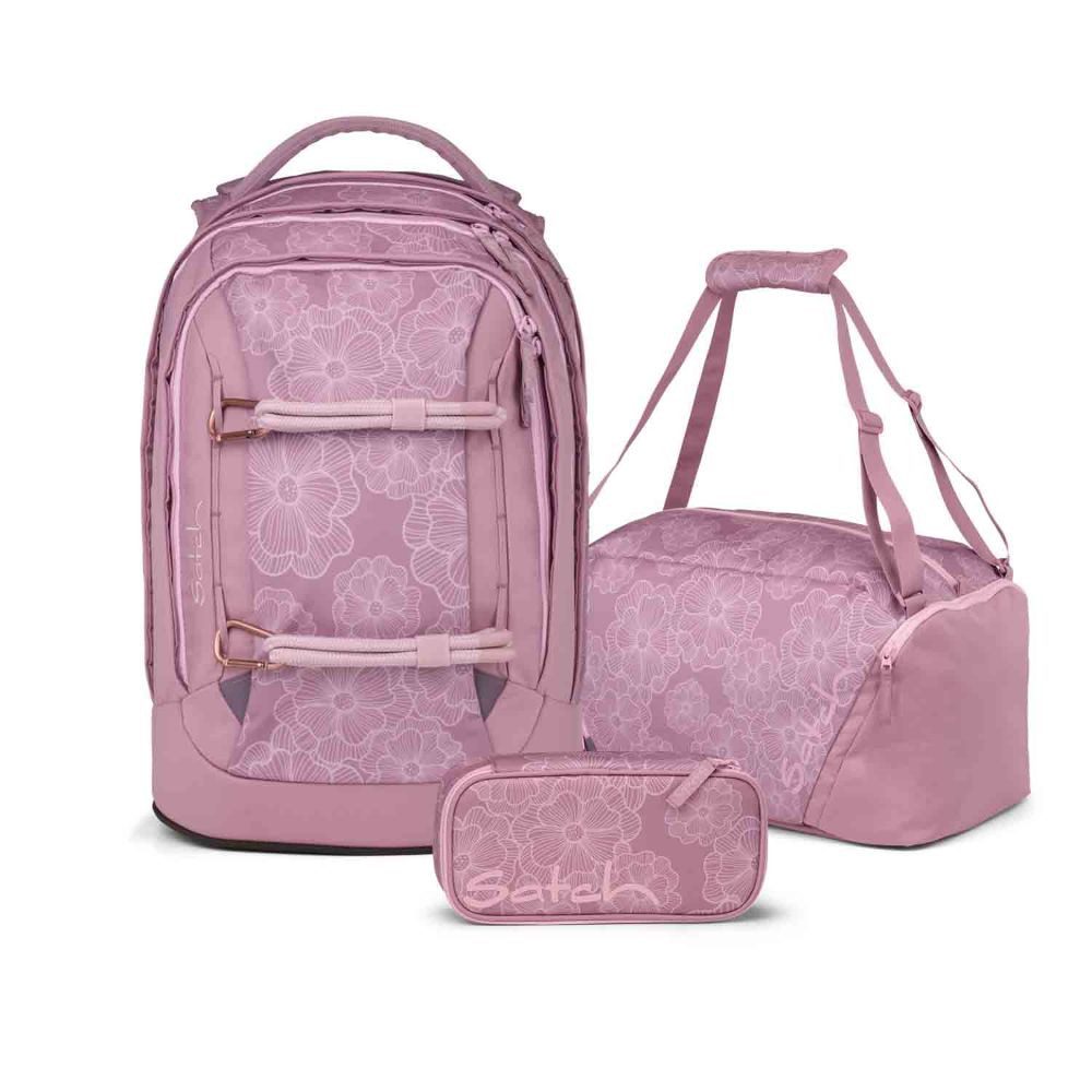 Satch Schulrucksack Pack (3tlg, inkl. Schlamperbox und Sporttasche)