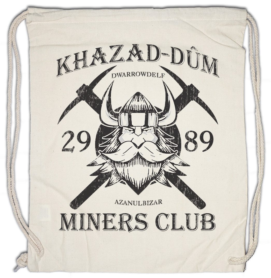 Turnbeutel Khazad-Dum Miners Club Turnbeutel Lord of Herr der the Rings Ringe