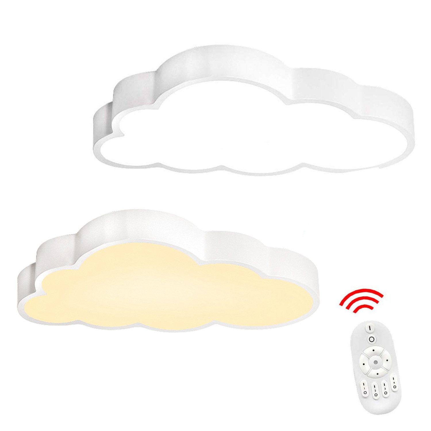 AUFUN LED Deckenleuchte 48W LED Dimmbar Ultradünne Kreative Wolken Kinderlampe, Kinderzimmer Jungen Mädchen Deckenlampe. Reduzierter Preis € 38,99. Unverbindliche Preisempfehlung € 69,00