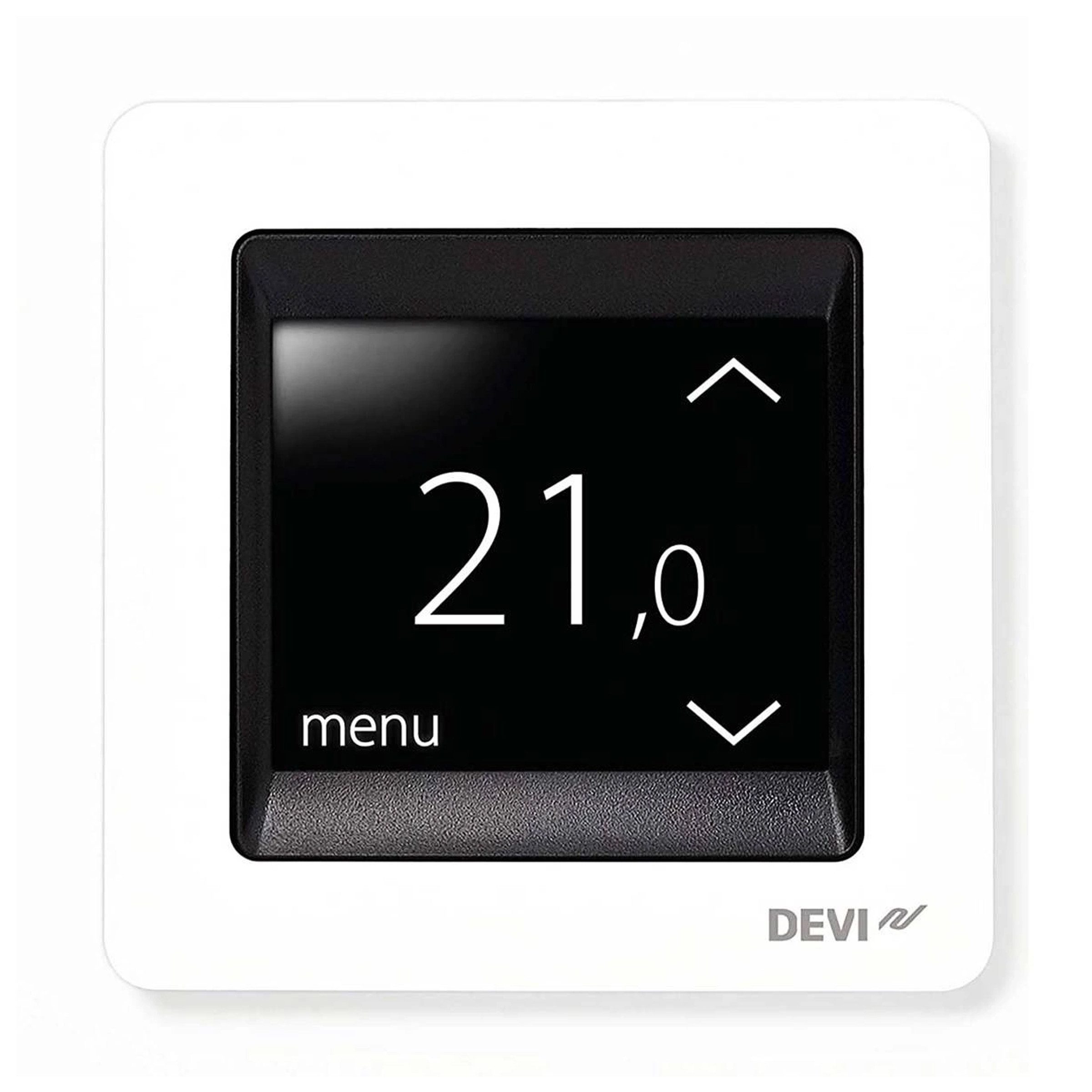 Danfoss Raumthermostat Danfoss DEVIreg Touch 140F1064 Thermostat Weiß für Підлоги з підігрівом, (1-St)