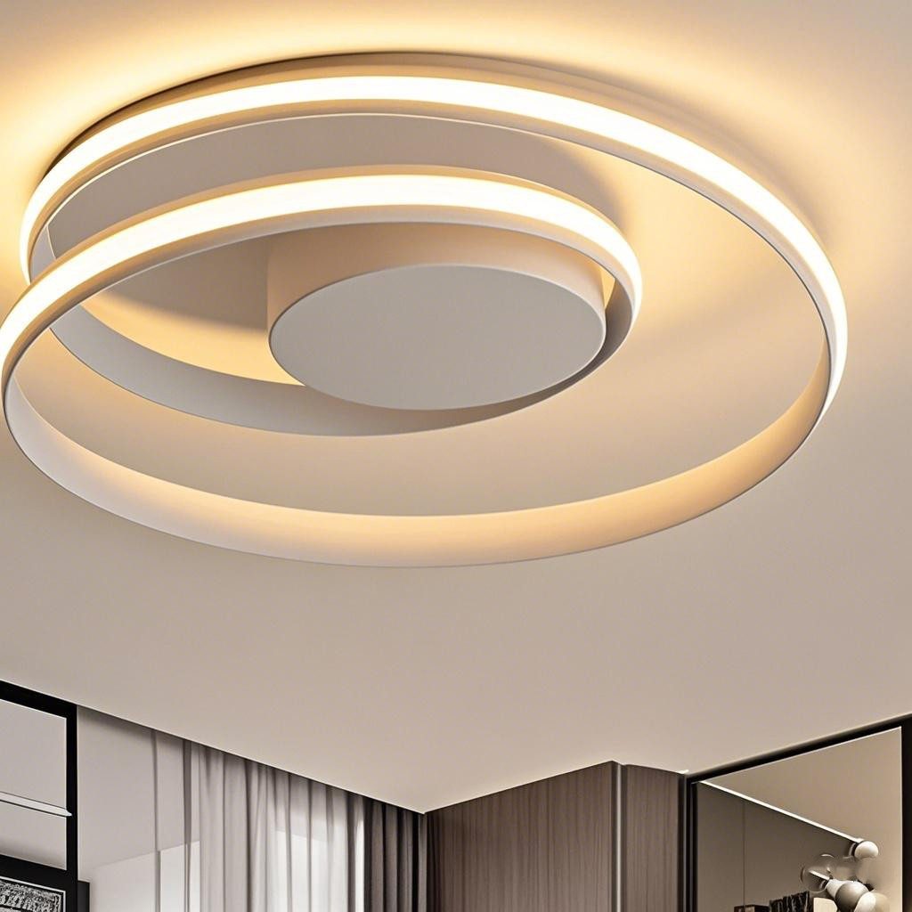 Masbekte Deckenleuchte 45cm LED Deckenlampe, Stufenlos günstig online kaufen