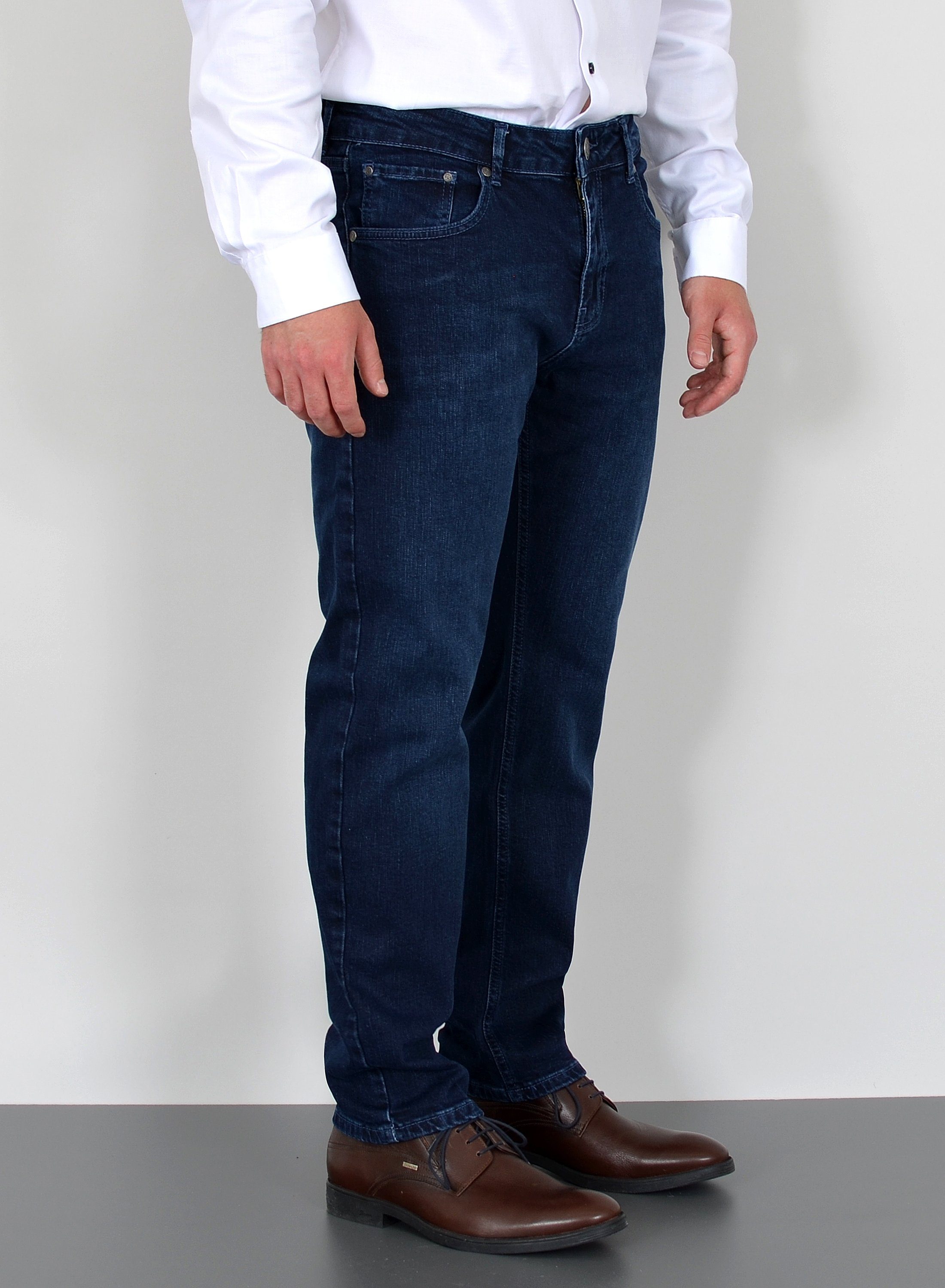 ADAM JEANS Straight-Jeans Herren Jeans Straight Hose Stretch Regular Fit Jeanshose Comfort Fit Straight Jeans Herren Hose normale Leibhöhe Jeans Gerade Schnitt