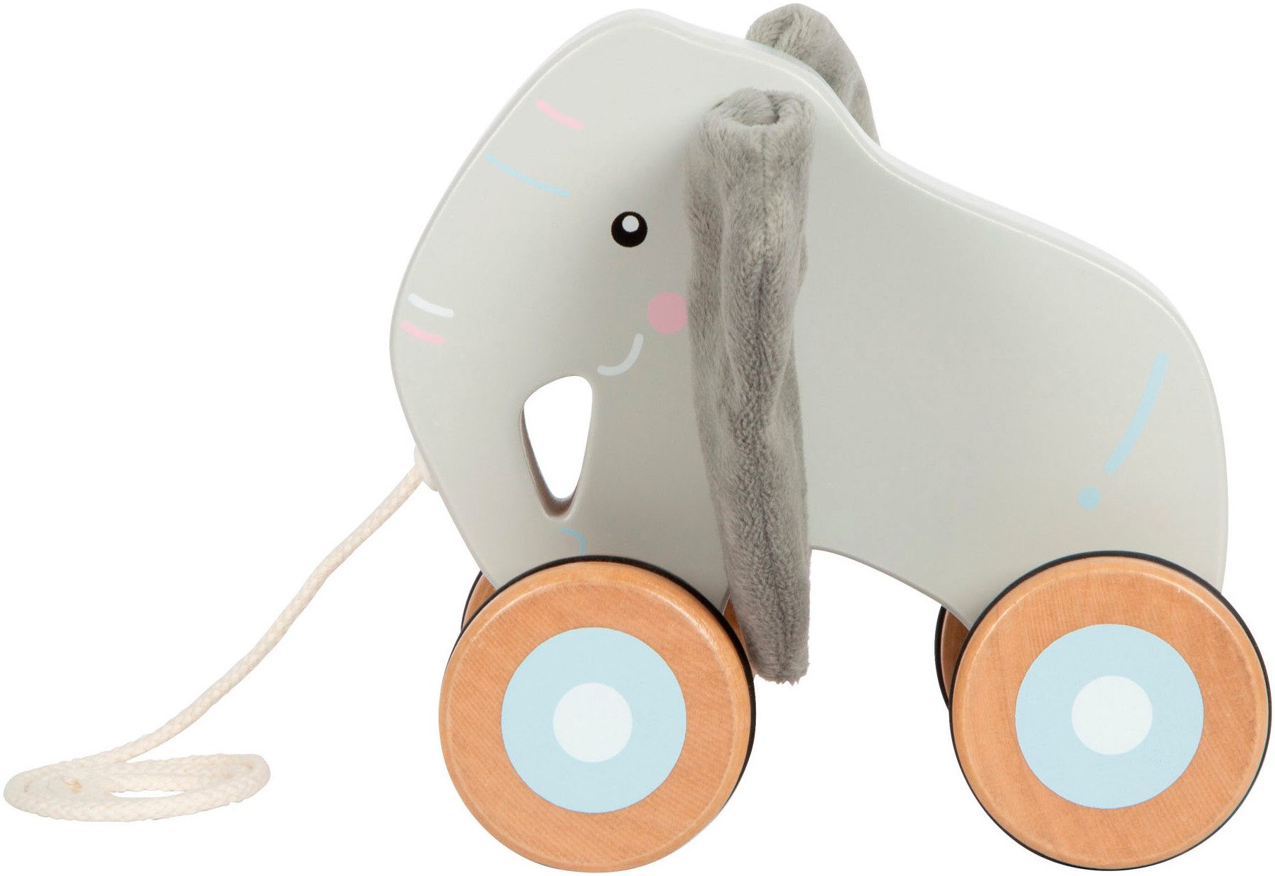 Small Foot Nachziehspielzeug Nachziehtier Elefant – Bild 4 von 5