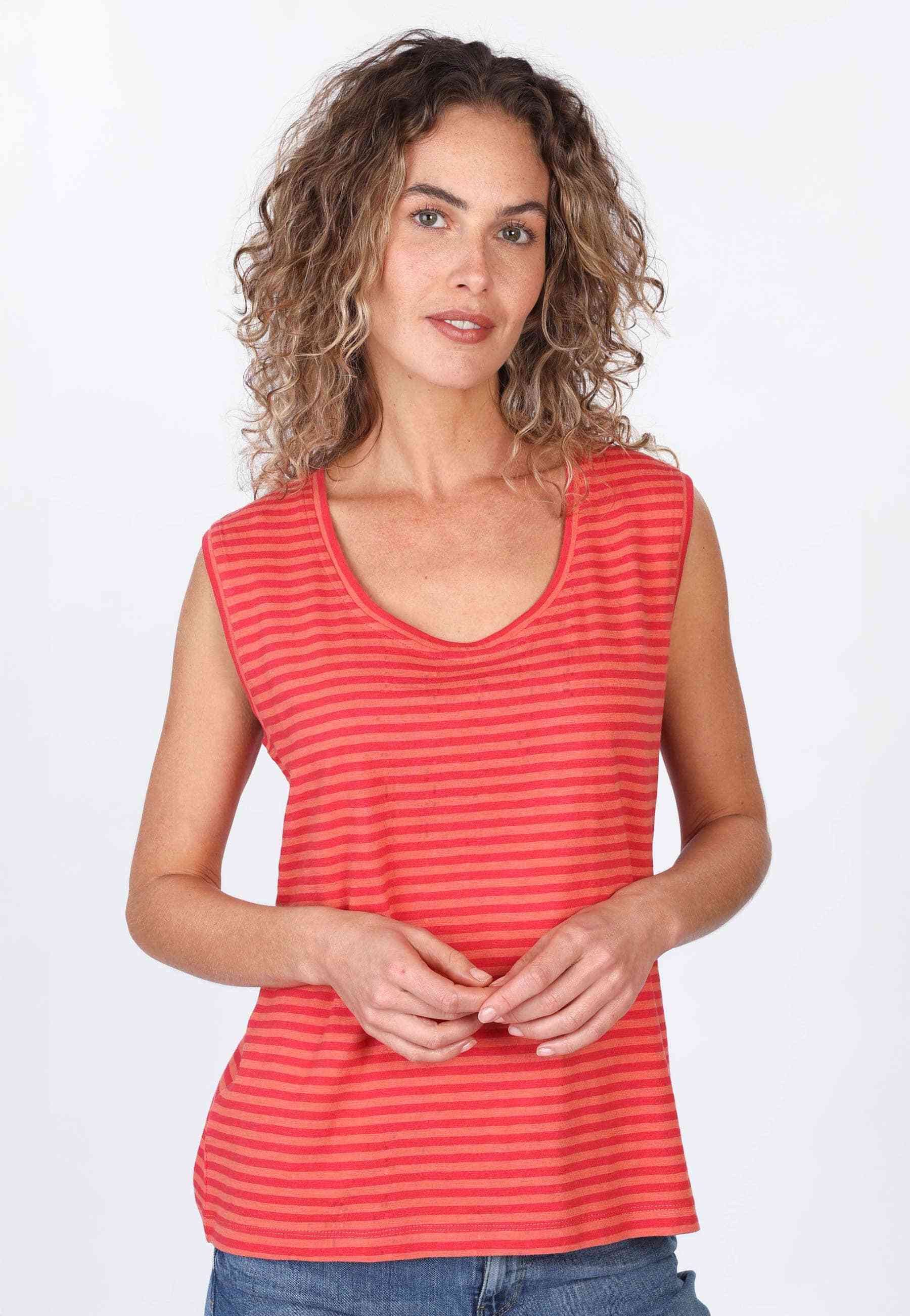 Deerberg T-Shirt Cinnia stripe günstig online kaufen