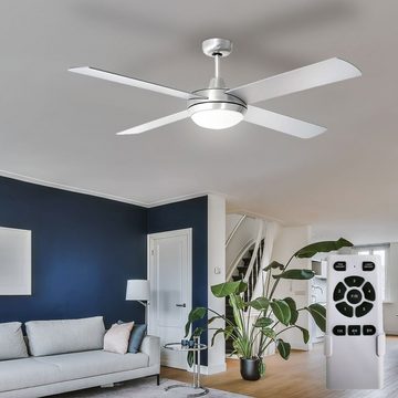 etc-shop Deckenventilator, Decken Ventilator Raum Lüfter Alexa Google App Kühler im