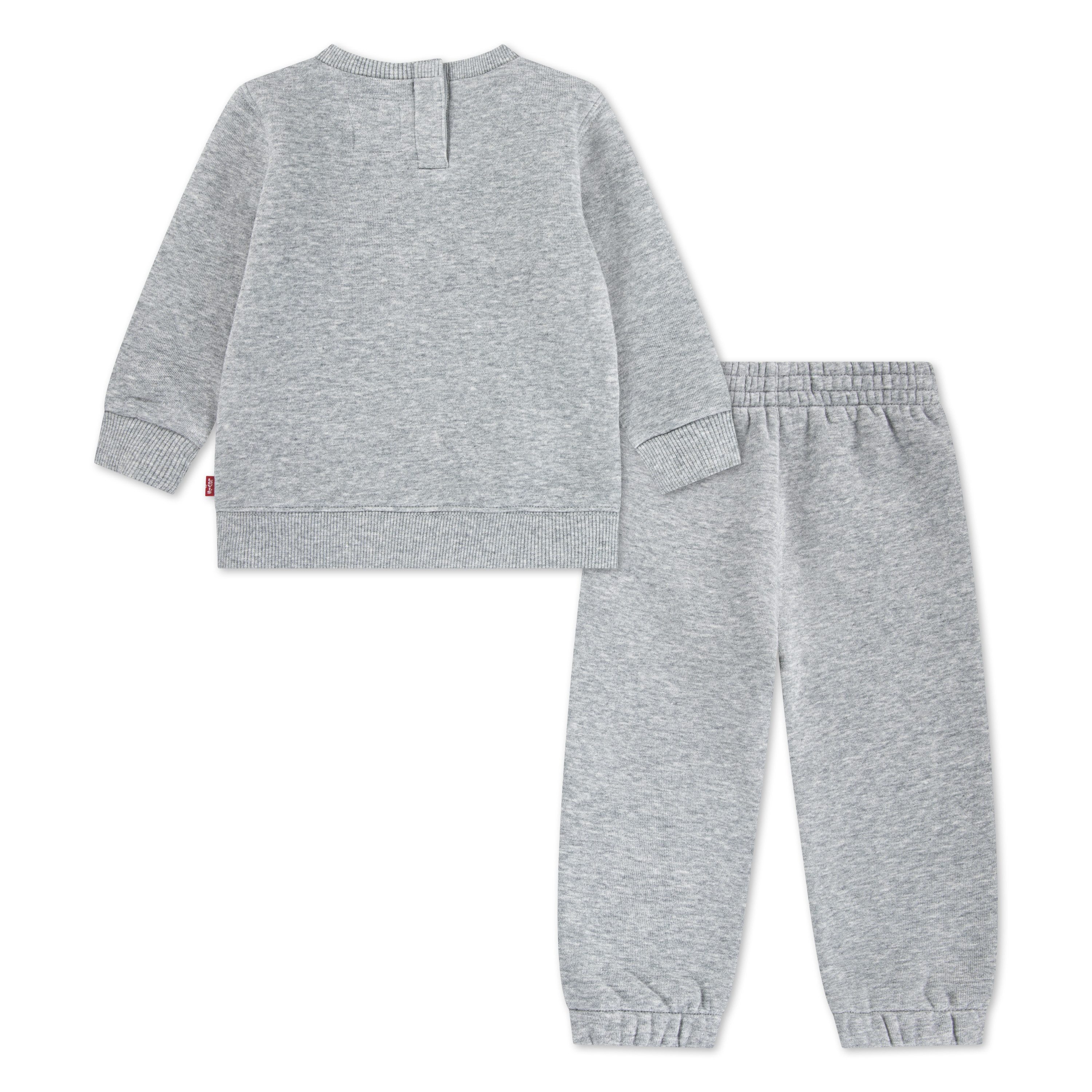 Levi's® Kids Neugeborenen-Geschenkset LVN HOODIE,JOGGER SET (Set, 2-tlg) mit kleiner Label-Applikation- Stickerei