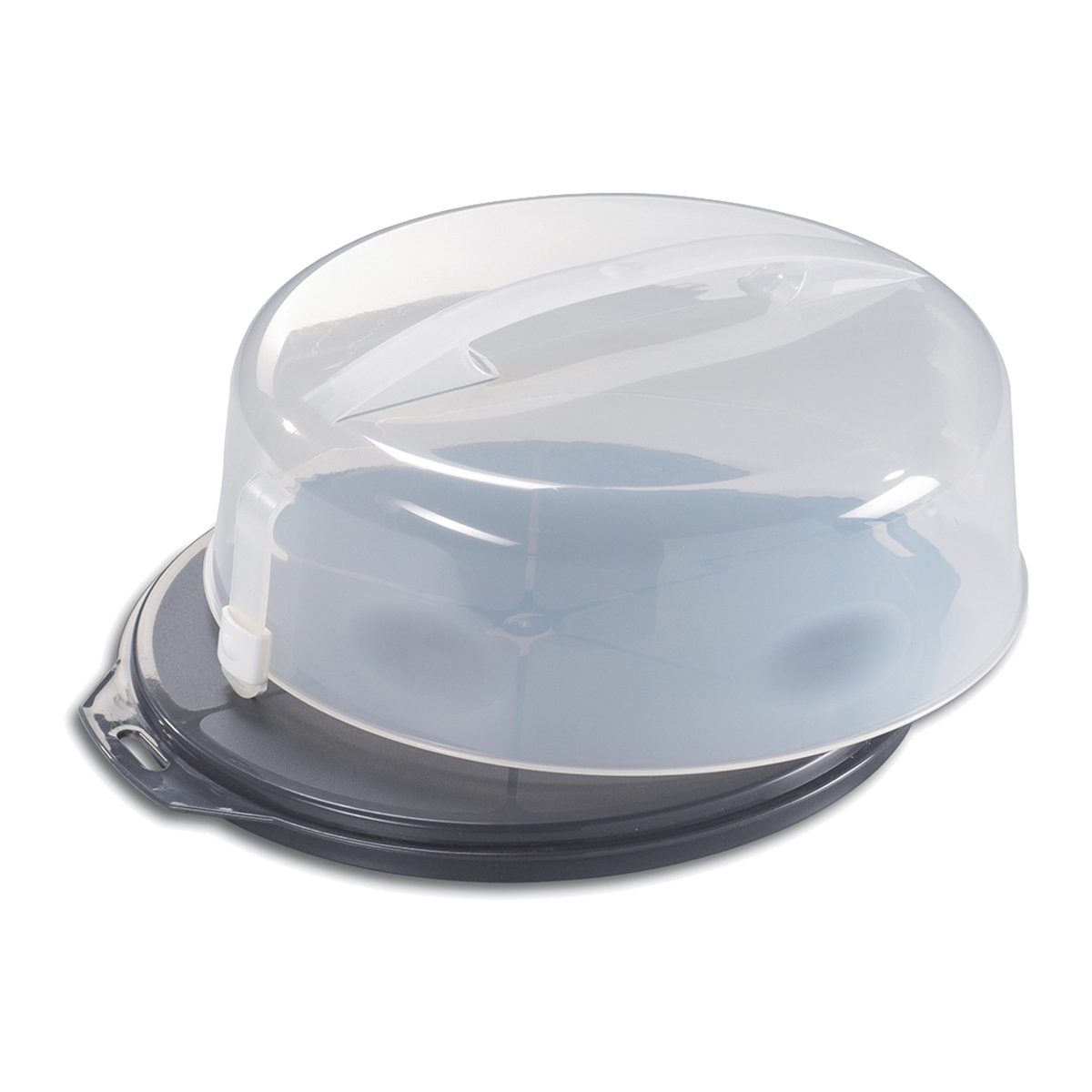 EUROHOME Tortenglocke Tortenbehälter - Kuchenbehälter mit Tragegriff und Klickverschluss,(1-tlg., Kuchencontainer 32 x 14 cm) Sichere Transportbox für Kuchen und Torten