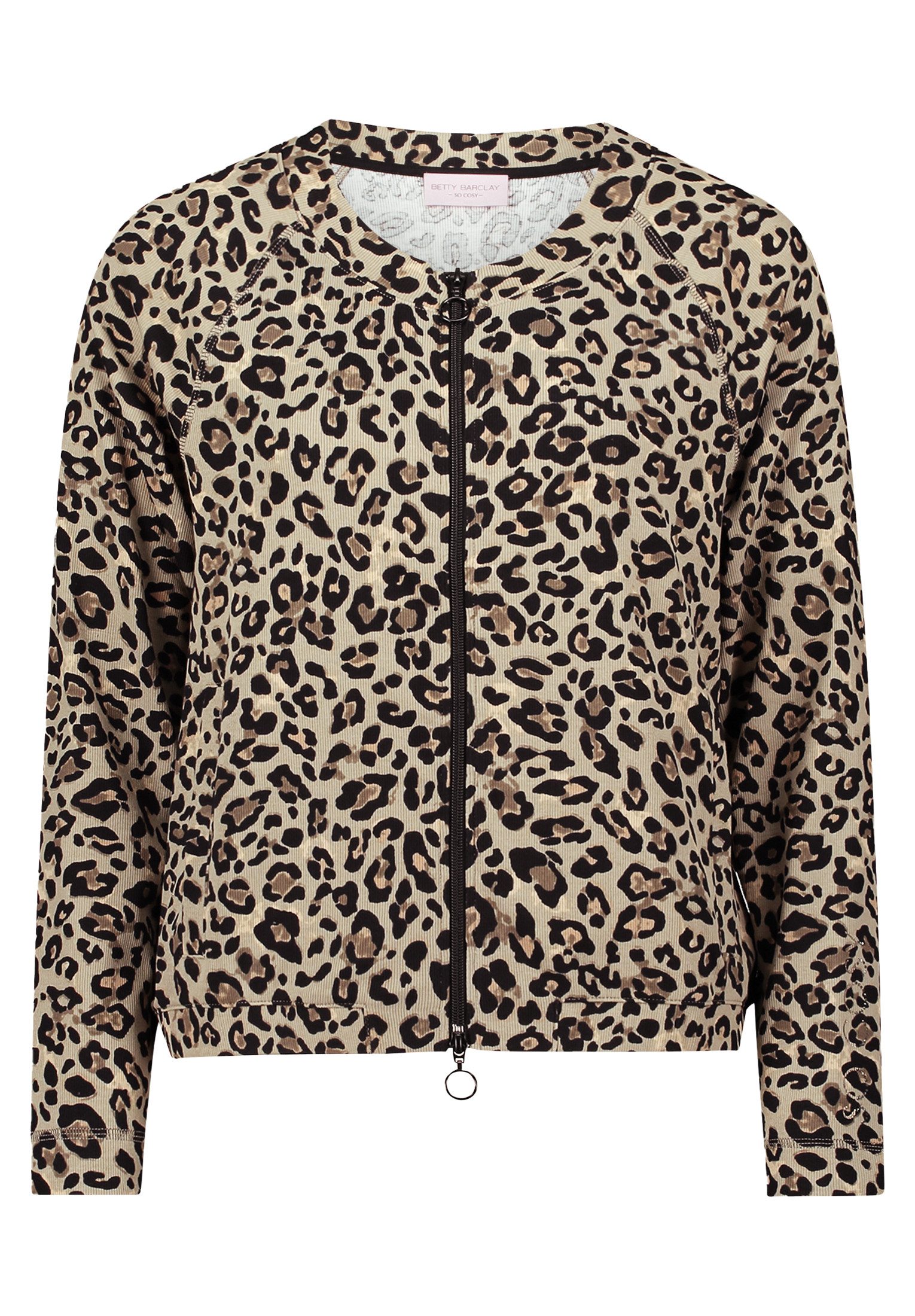 Betty Barclay Sweatjacke Damen Shirtjacke mit Rippenstruktur günstig online kaufen