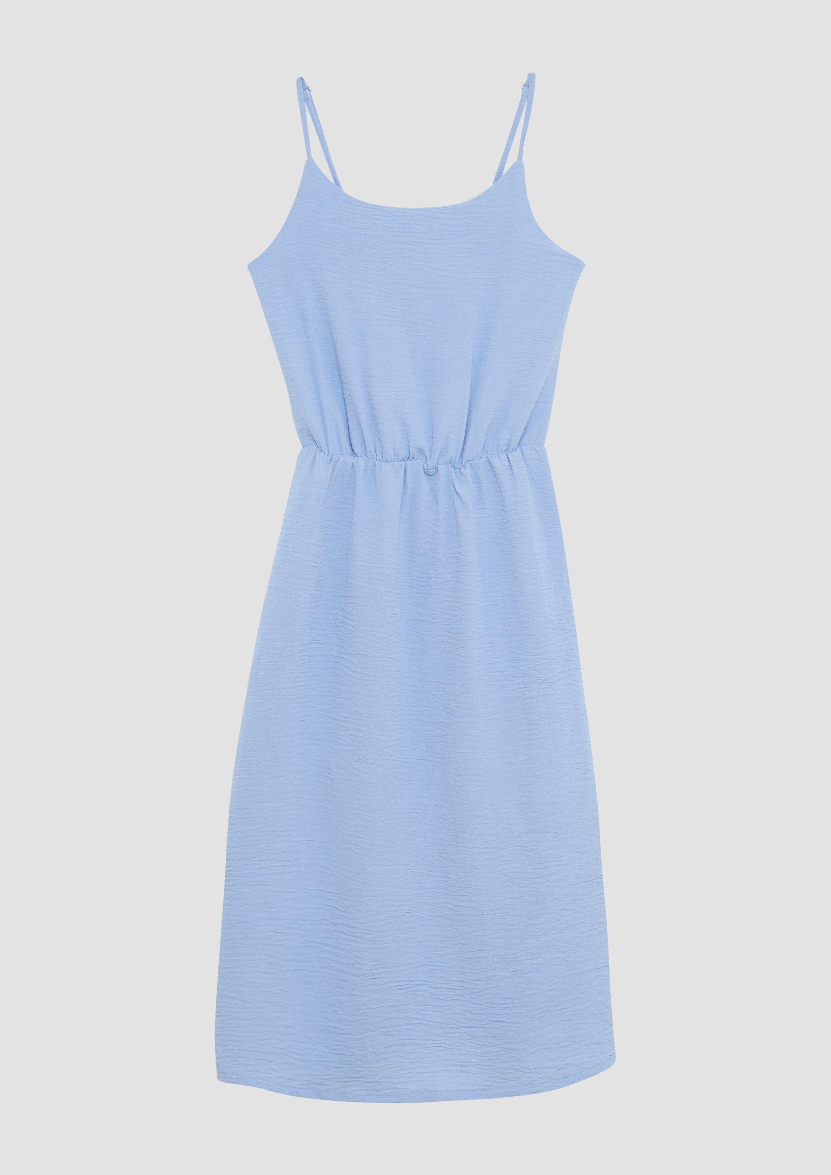 Maxikleid Gefüttertes Crêpe-Kleid mit Spaghettiträgern