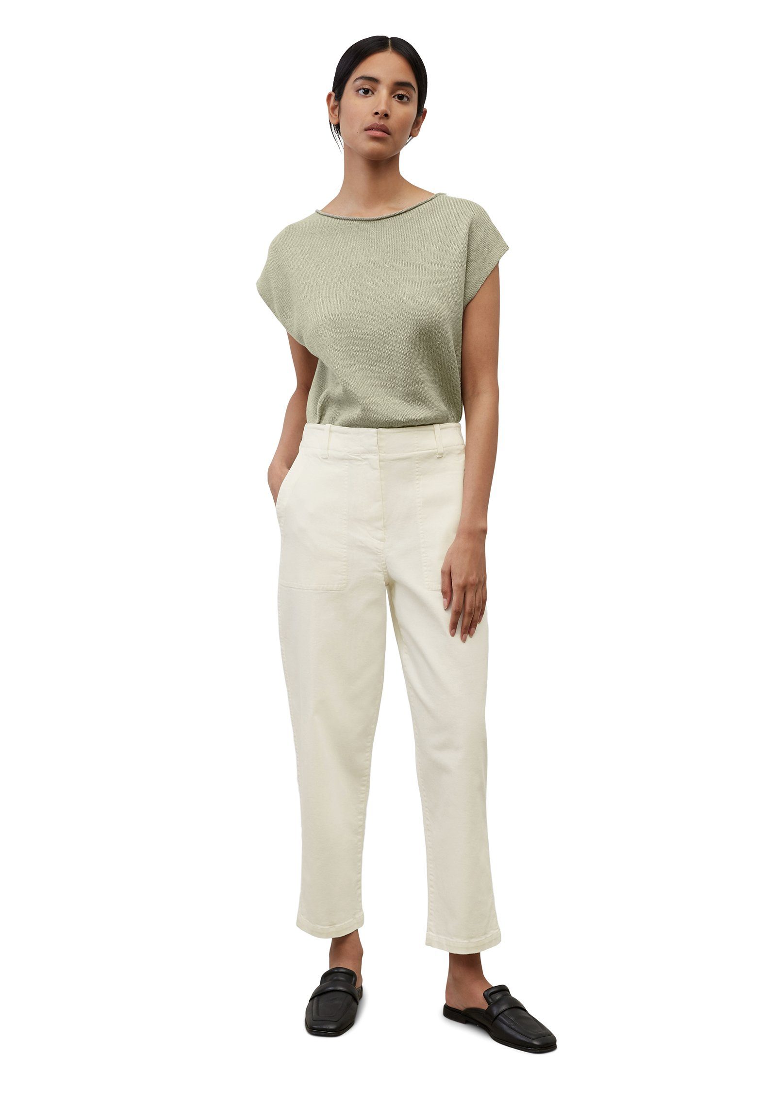 Damen Hosen Marc O'Polo Chinohose aus Bio-Baumwolle mit Viskose