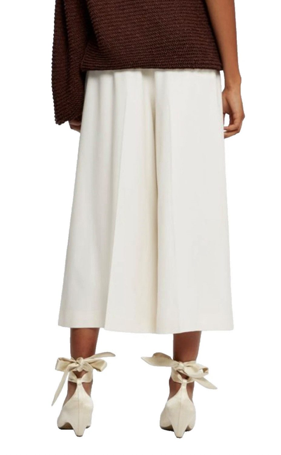 Stella McCartney Satin Dancing Schuhe mit Schleifenbindung & Made in Italy Pumps Wickelriemen mit Schleifenverschluss am Knöchel