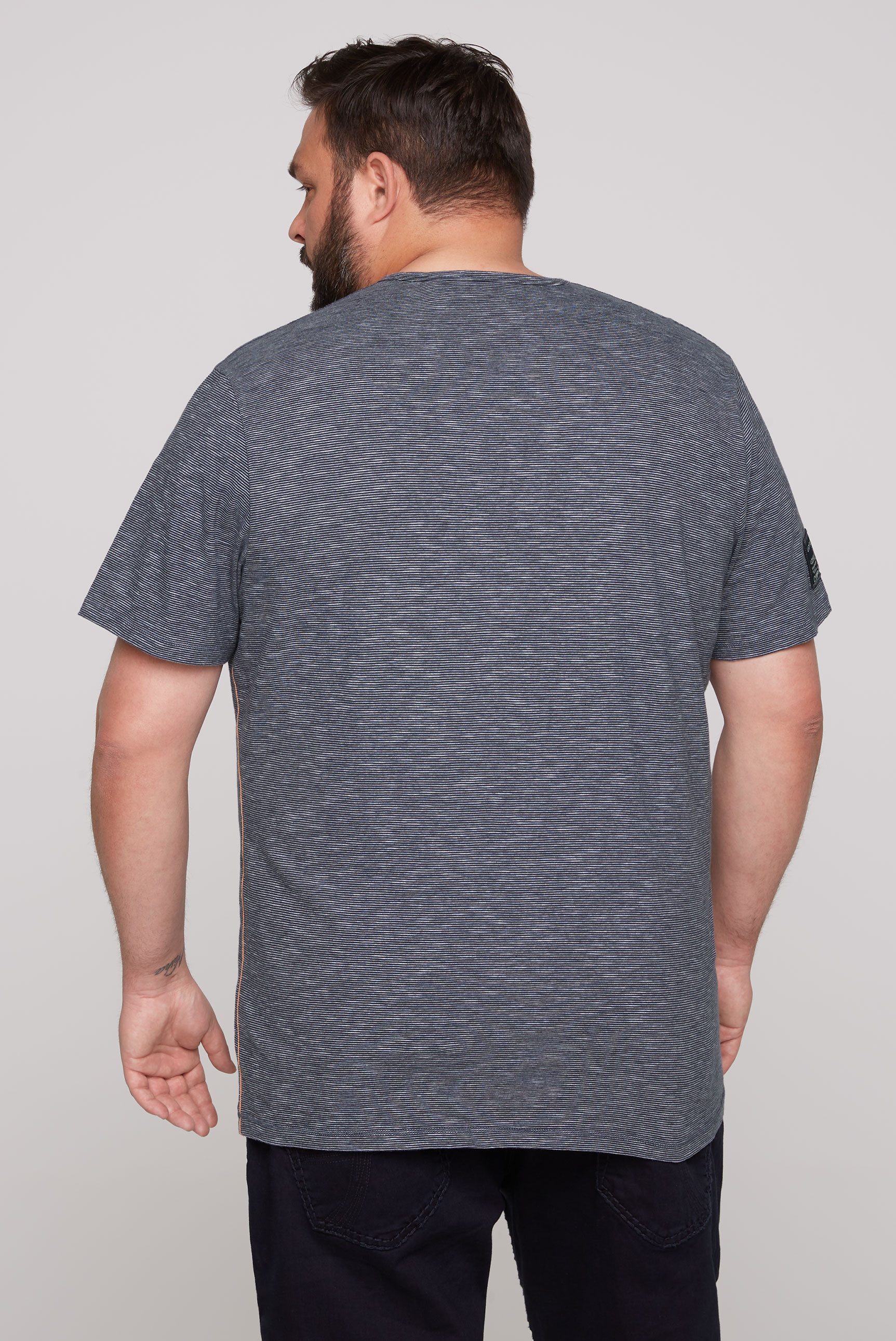 CAMP DAVID T-Shirt mit Label Print und Patch günstig online kaufen