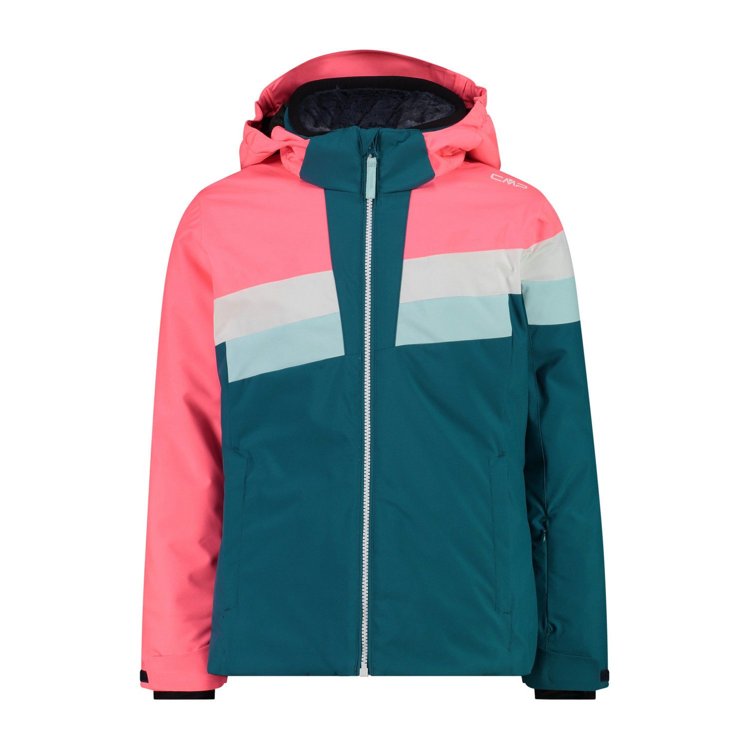 Skijacke CMP Mädchen Skijacke KID G JACKET SNAPS HOOD 34W4825