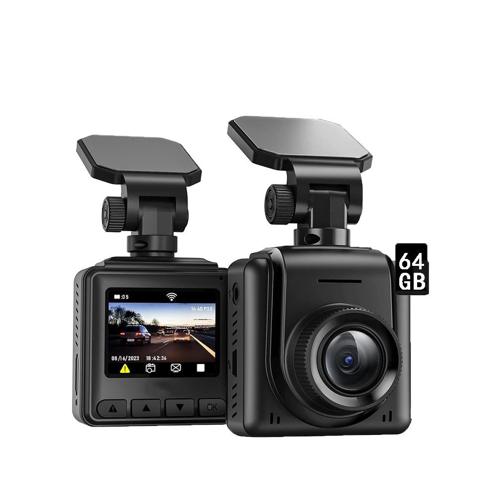 Mini Dashcam Auto vorne 2K, 150° Weitwinkel & Parküberwachung Dashcam