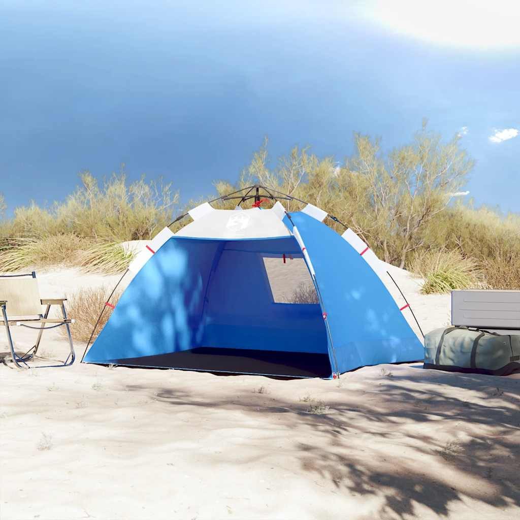 vidaXL Kuppelzelt Strandzelt 2 Personen Azurblau günstig online kaufen