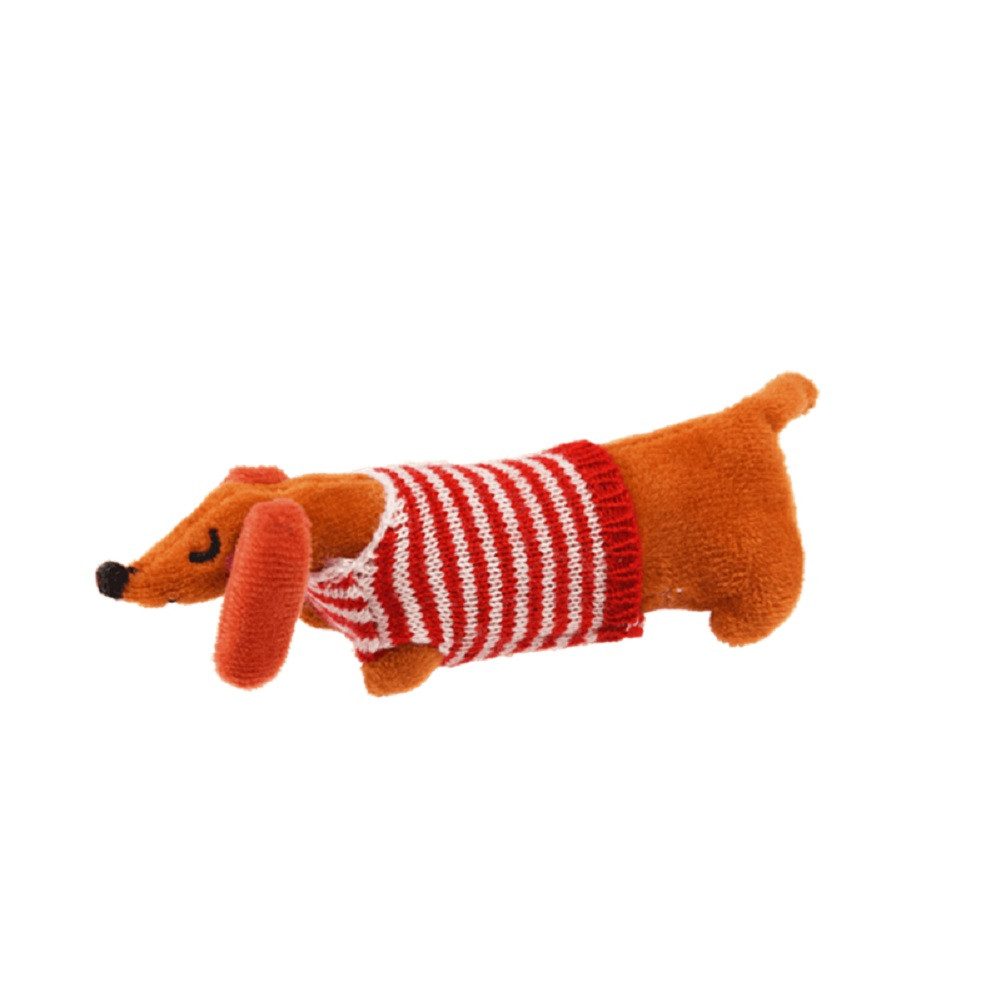 Rex London Plüschfigur Mini Stofftier Dackel in einer kleinen Box (Sausage günstig online kaufen