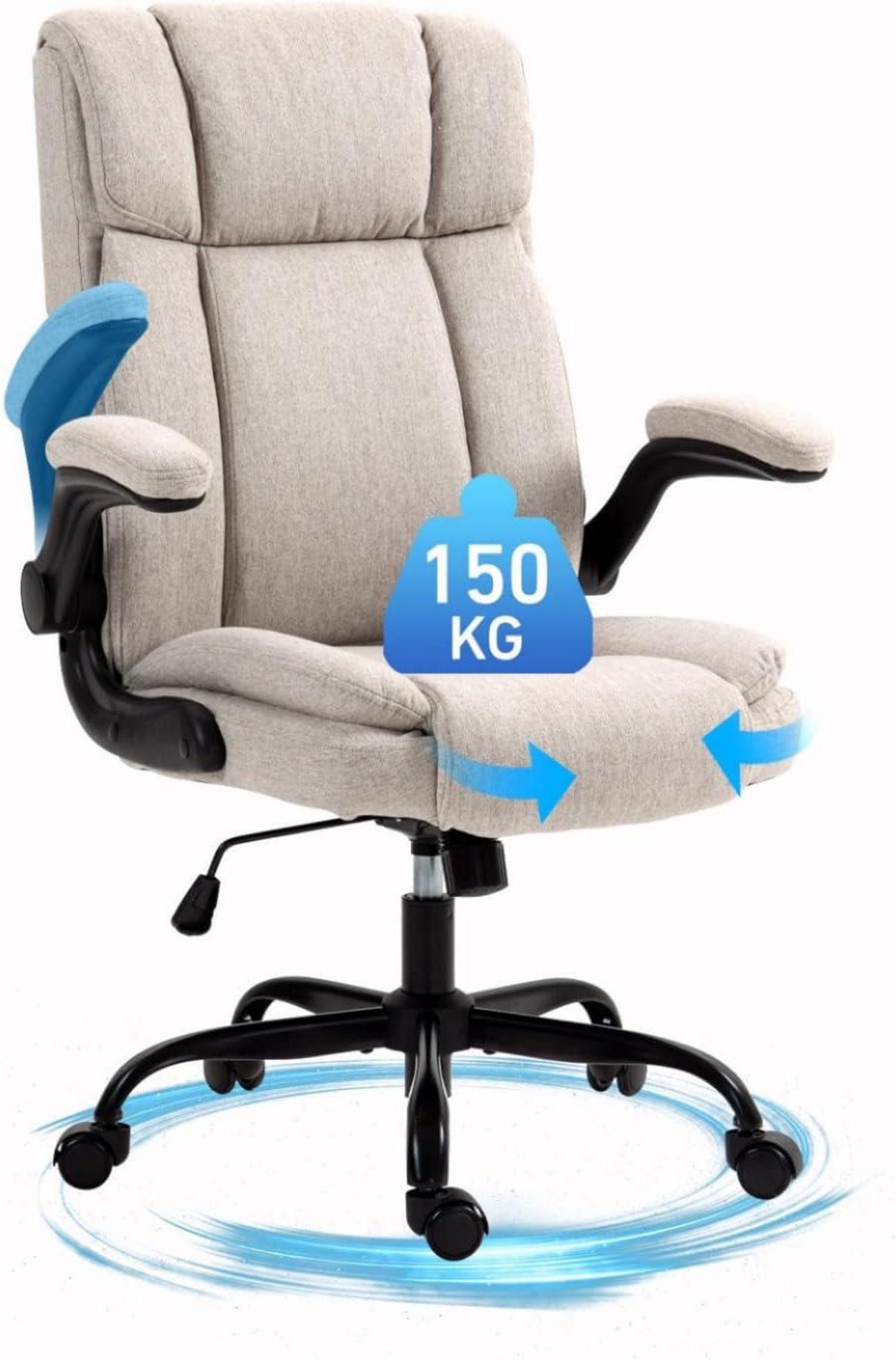 LuxusKollektion Bürostuhl Ergonomischer Bürostuhl mit Schaukelfunktion günstig online kaufen
