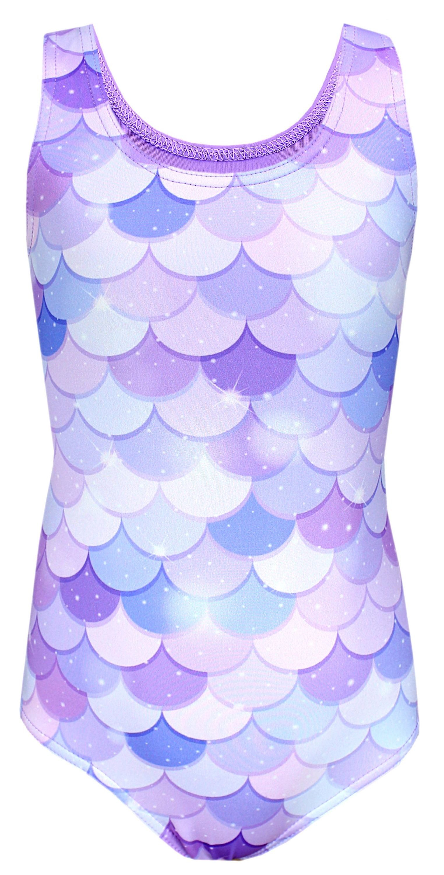 Aquarti Badeanzug Aquarti Mädchen Badeanzug mit Ringerrücken Print