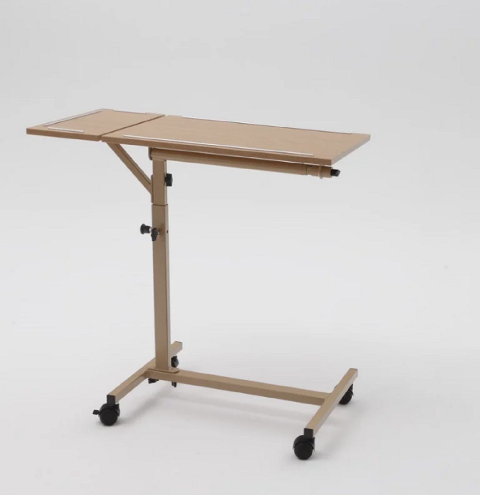 Burmeier Beistelltisch Duo (Komplettset, Festellbare Rollen), Höhenverstellbar, Schwenkbar, Mobil