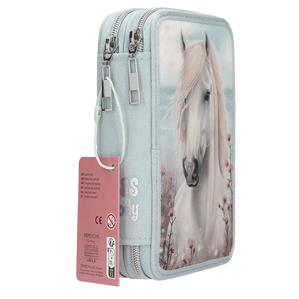 Depesche Kinderrucksack Miss Melody 2 Fach Federtasche