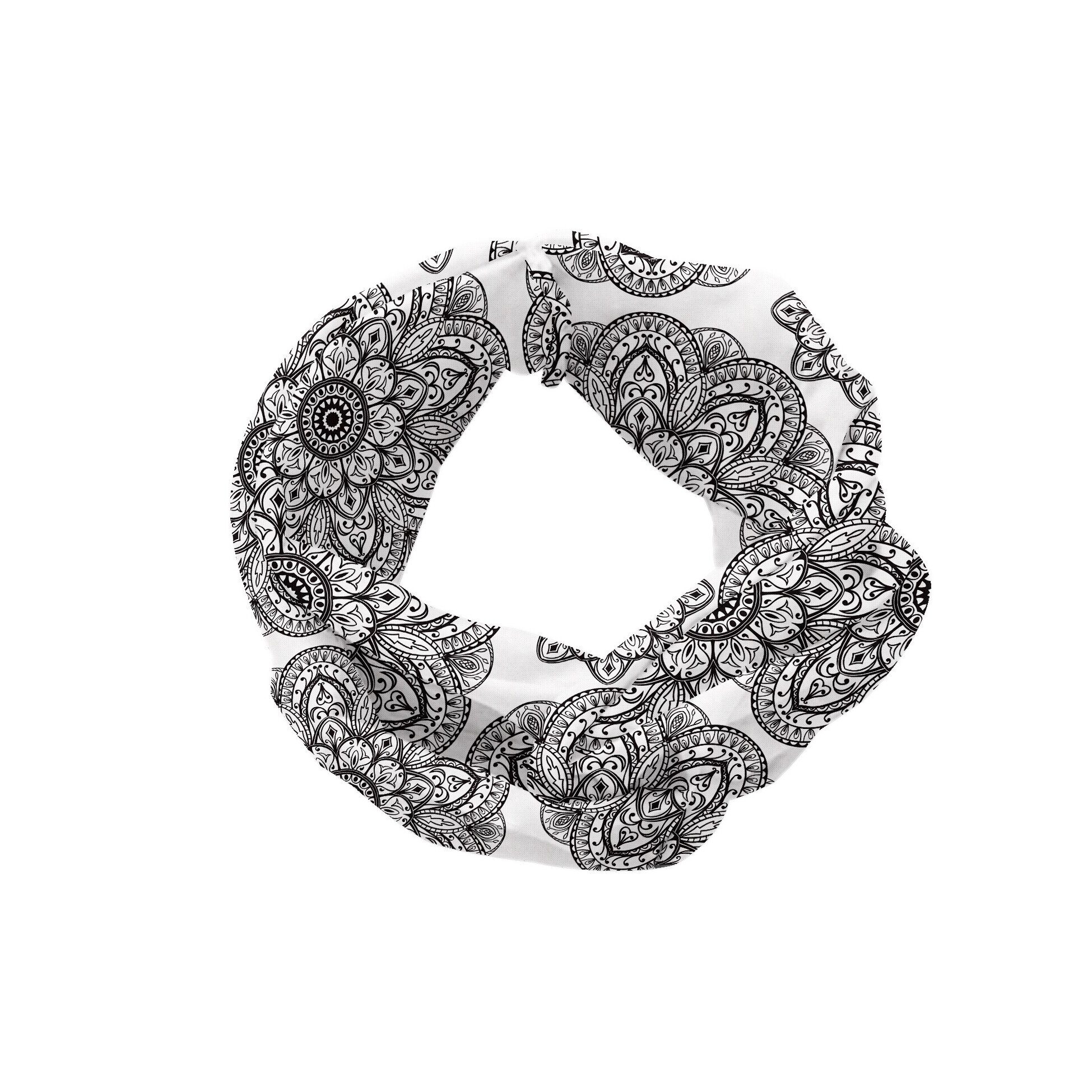 Elastisch und Abakuhaus Schwarz Stirnband Patterns alltags Aufwändige Mandala Angenehme accessories