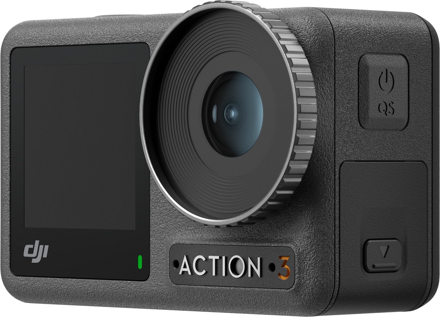 DJI Osmo Action 3 Adventure Combo Camcorder (3840 x 2160, WLAN, Bluetooth, 4x opt. Zoom, Inkl. 3 Akkus, Akkuladeschale, Schutzrahmen & Verlängerungsstab)