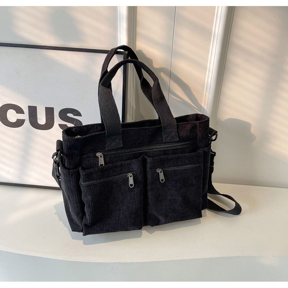 Coonoor Schultertasche Modische Damen Umhängetasche, Große Cord Hobo Tasche günstig online kaufen