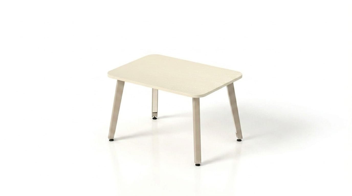 Xlmoebel Couchtisch Wohnzimmertisch Holz hell kleiner Couchtisch modern Loft Beistelltisch (1-St., 1-tlg)