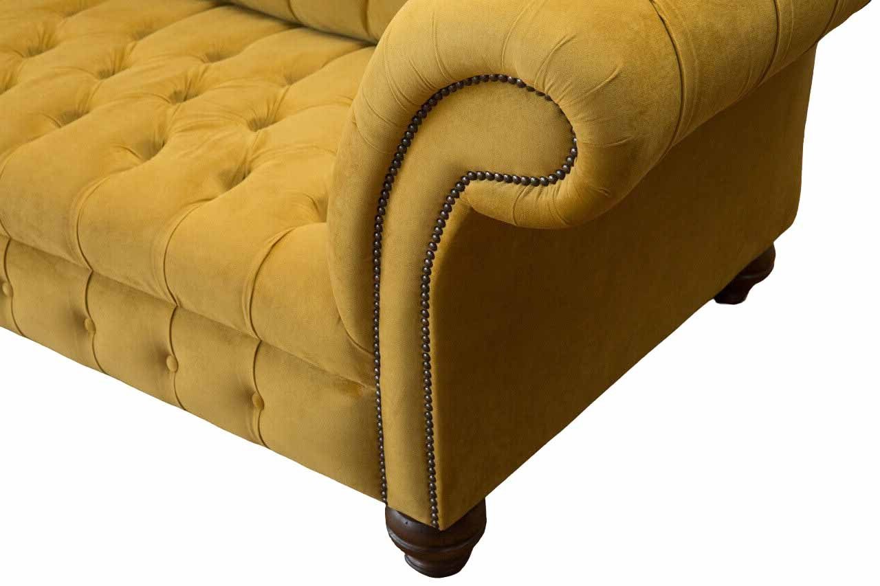 Chesterfield-Sofa, Klassisch Sofa Sofas JVmoebel Wohnzimmer 3 Chesterfield Design Sitzer
