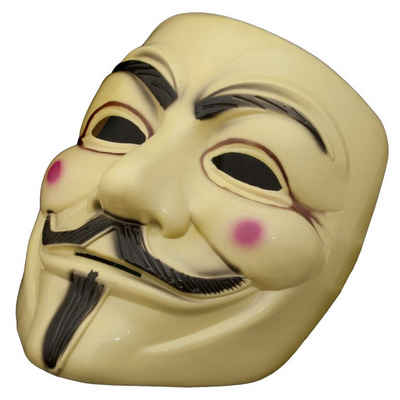 Goods+Gadgets Kostüm V wie for Vendetta Mask, Guy Fawkes Mask Anonymous Halloween