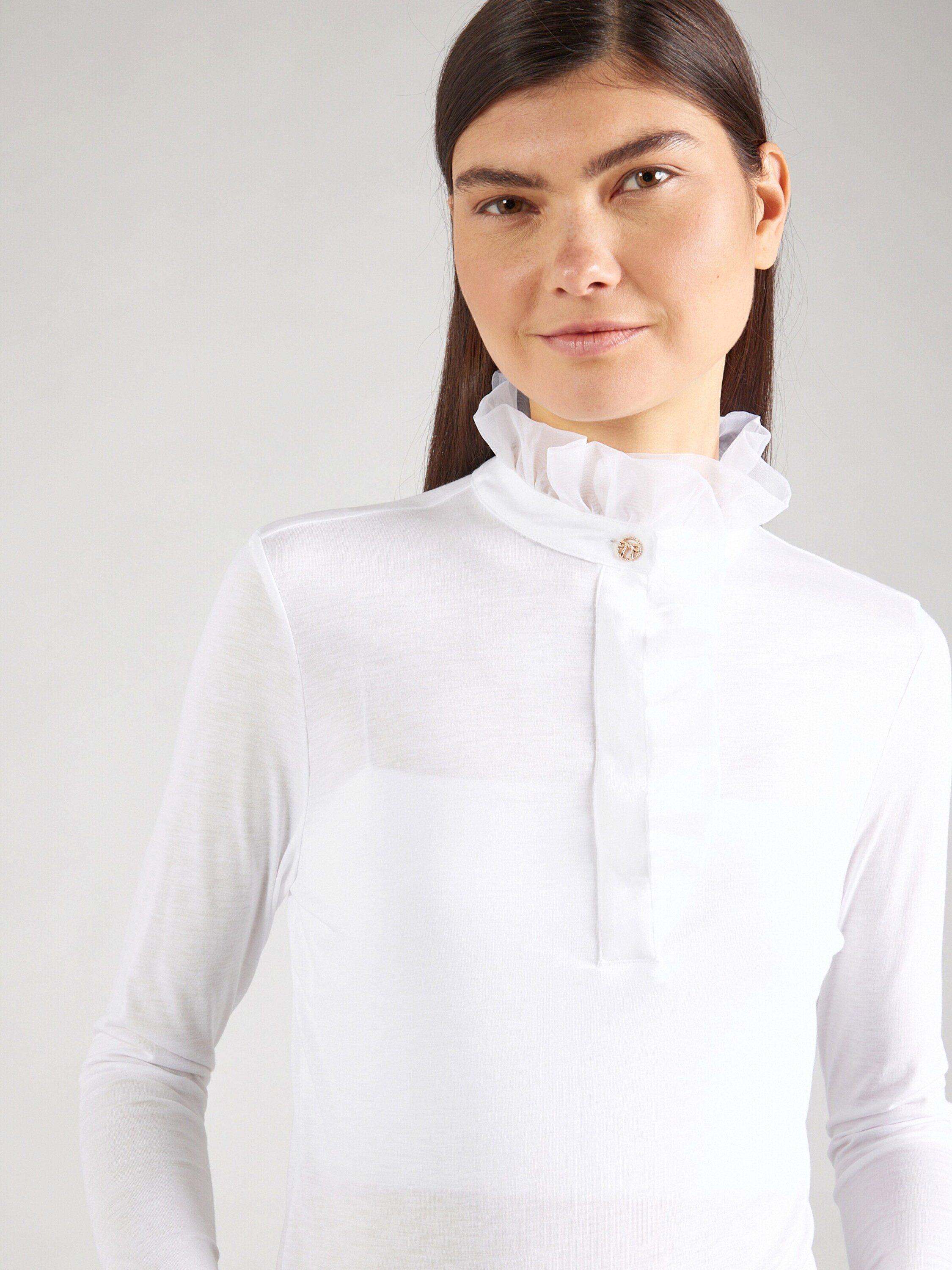 RICHROYAL Langarmbluse (1-tlg) Rüschen