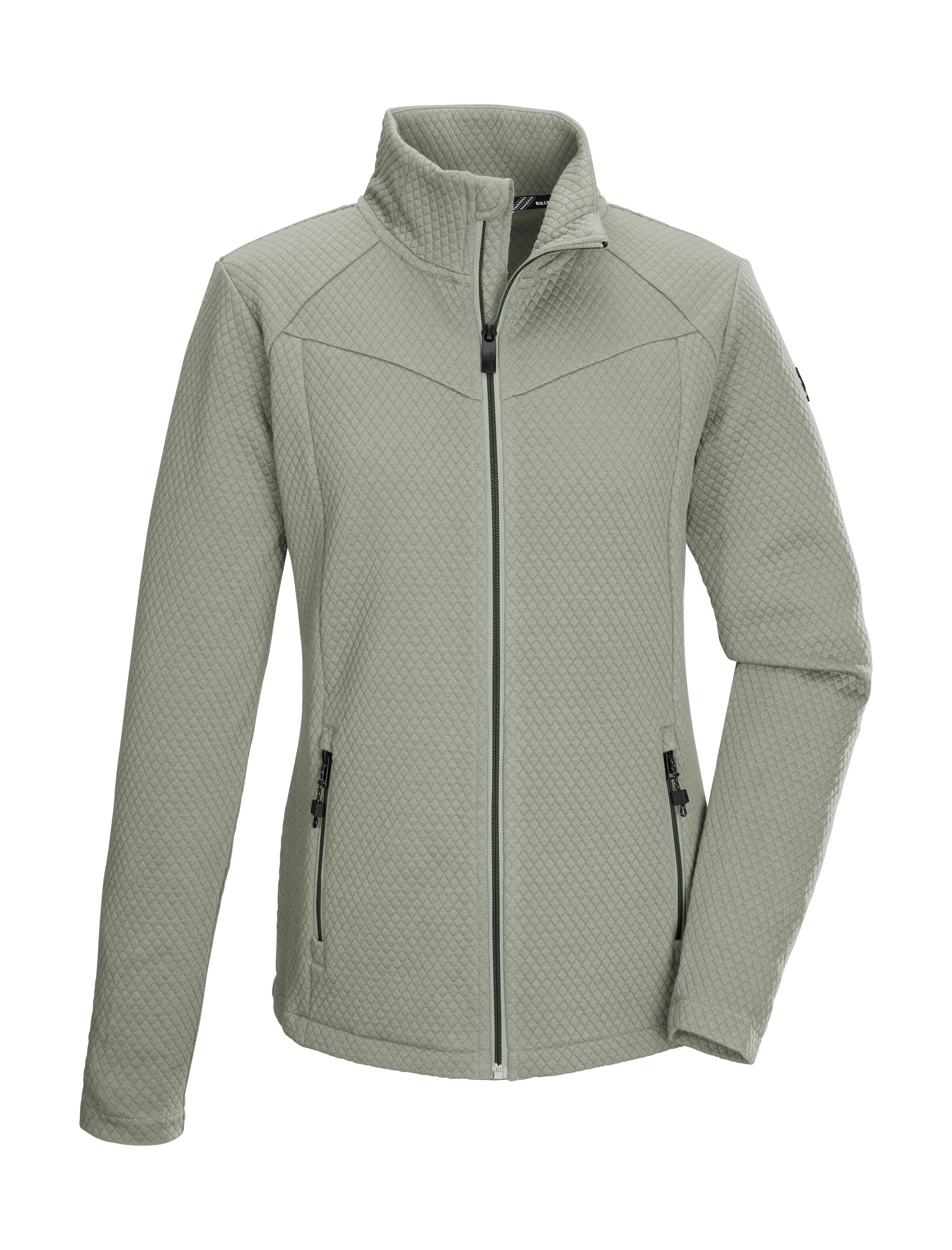 Killtec Strickjacke KOW 2 WMN FLX JCKT Damen Powerstretchjacke mit 2-Wege-Stretch und Kinnschutz.