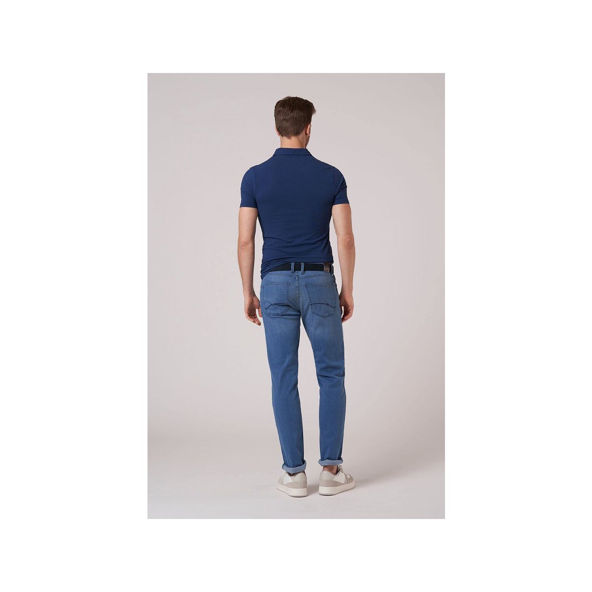 5-Pocket-Jeans uni (1-tlg) Hattric