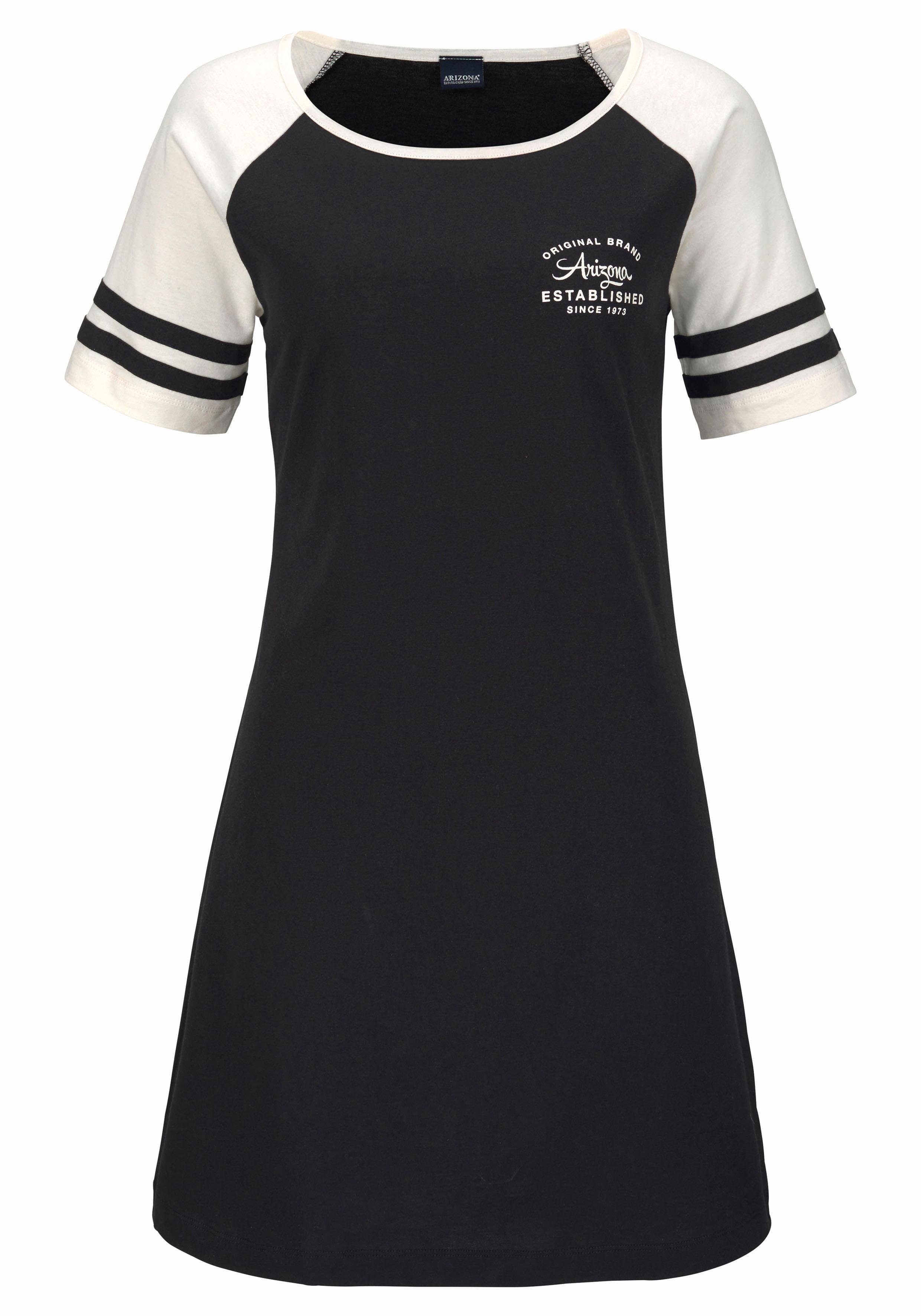 Arizona Nachthemd mit Raglanärmeln in Kontrastfarbe. € 19,99