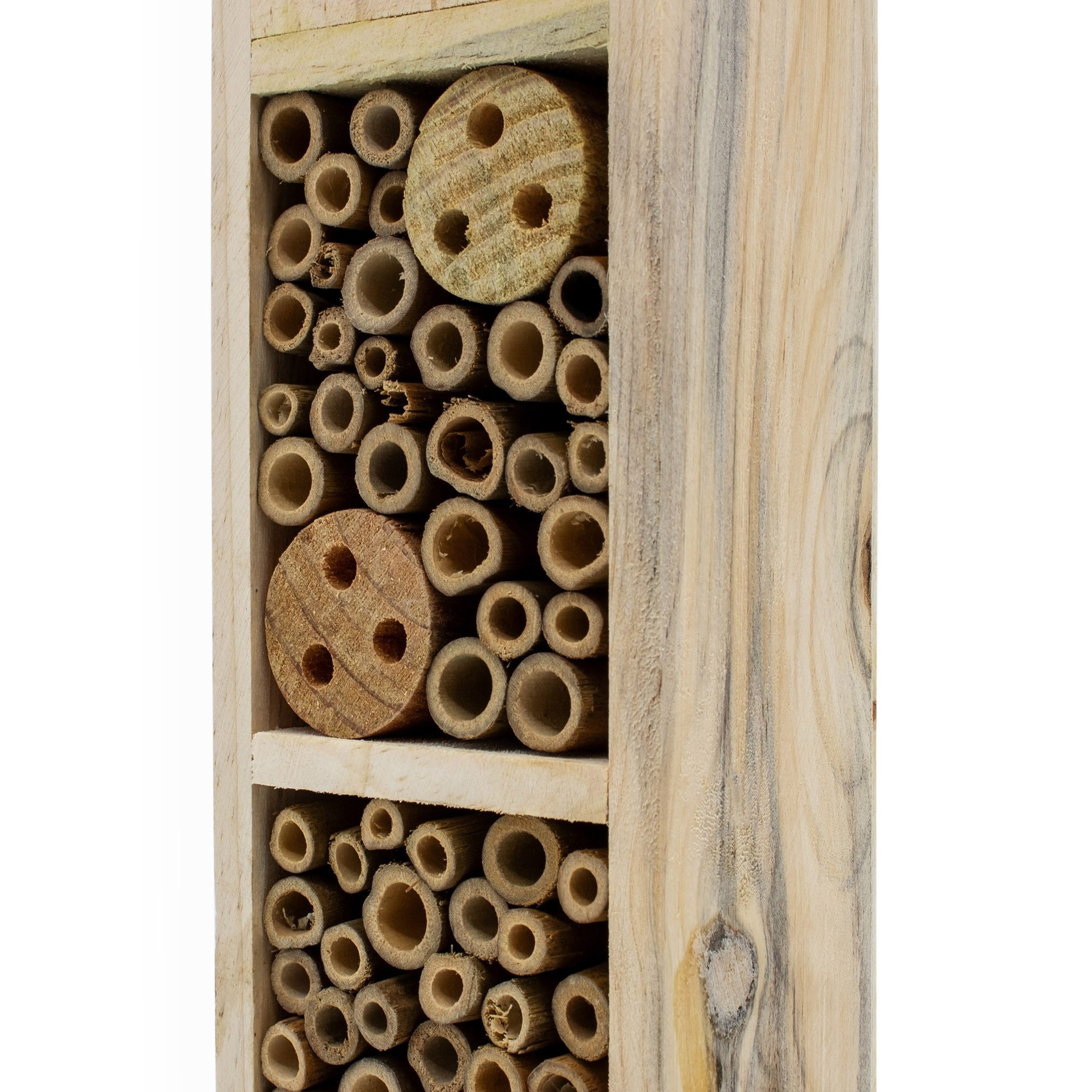 Spetebo Insektenhotel zum Aufstellen - 78 cm, (Anzahl, 1-St., Stück), mit Erdspieß